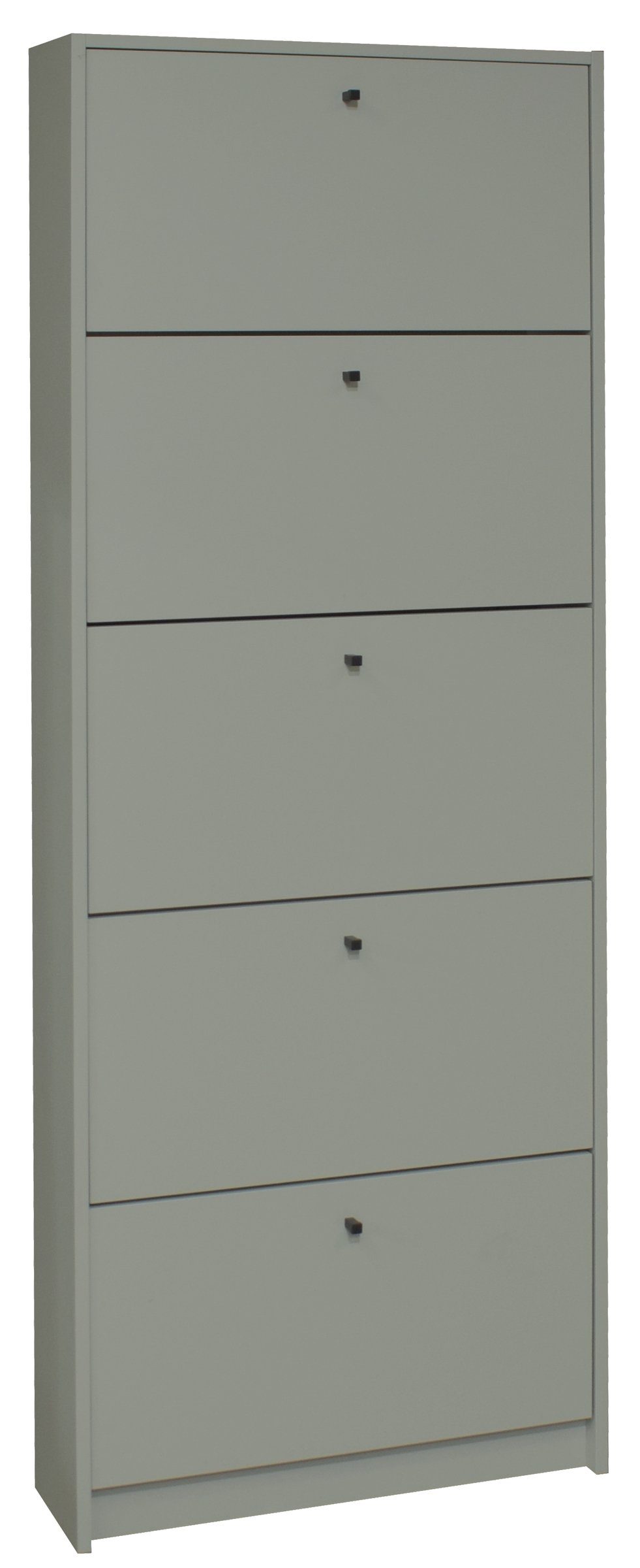 freiraum Schuhkipper Flap, in pine green matt lack, Holzwerkstoff - 60x168x16cm (BxHxT)