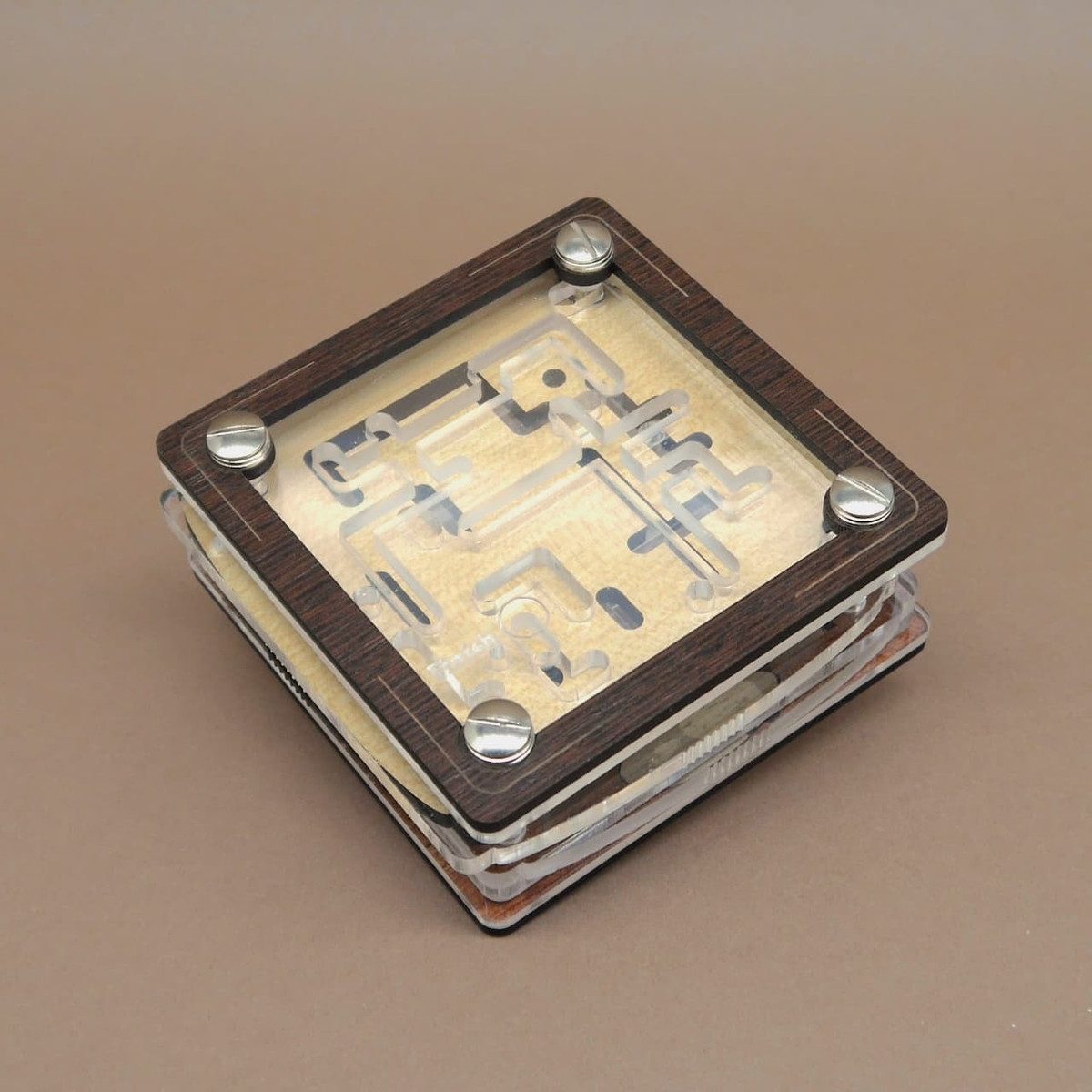 ROMBOL Denkspiele Spiel VERSCHOBEN - interessantes Kugellabyrinth, Denkspiel, Knobelspiel