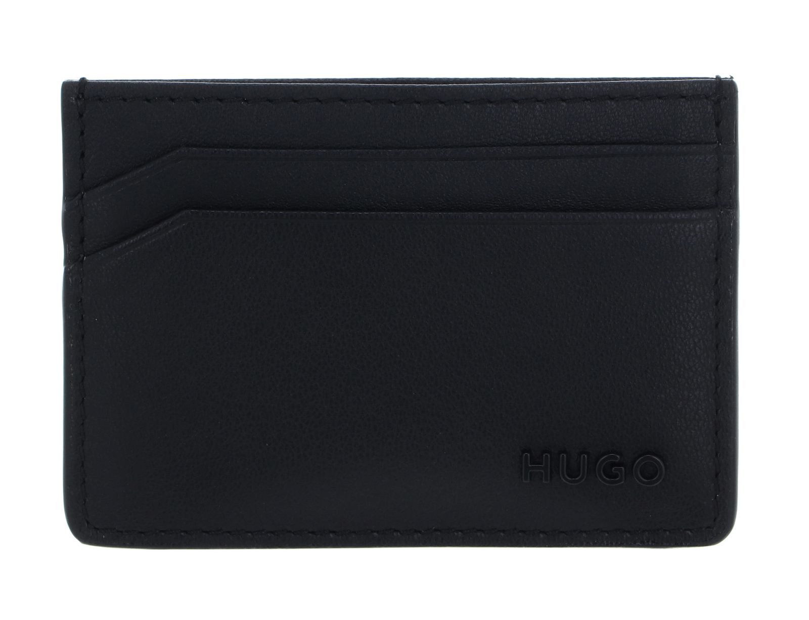HUGO Kartenetui Cardcase, aus echtem Ziegenleder
