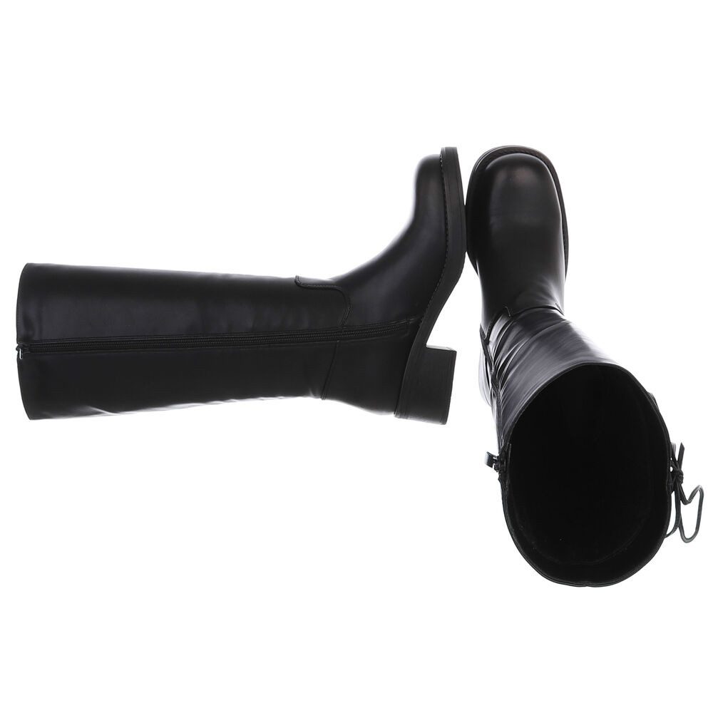 Ital-Design Modische Damen-Stiefel mit Blockabsatz und günstig online kaufen