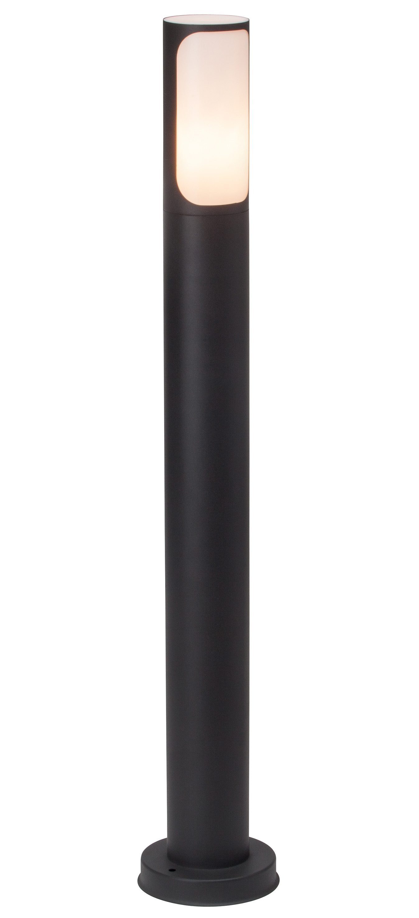 Brilliant 80cm Lampe E27, Außen-Stehlampe Gap, - Höhe: ABMESSUNG geeignet 20W, 1x Gap Außenstandleuchte anthrazit A60, für,