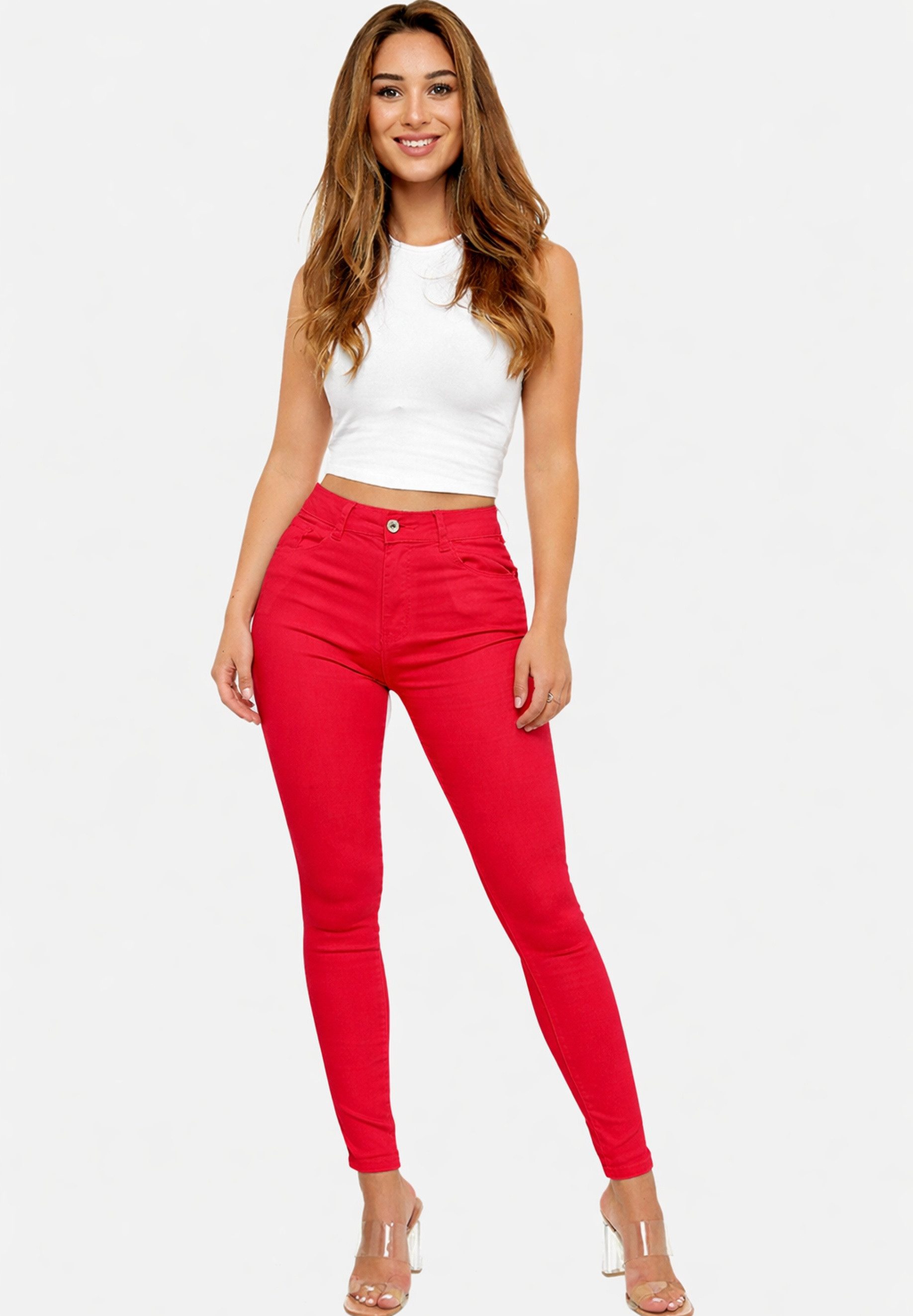 Elara Slim-fit-Jeans – Damen High Waist Skinny Jeans mit Stretch und 5-Pocket-Design