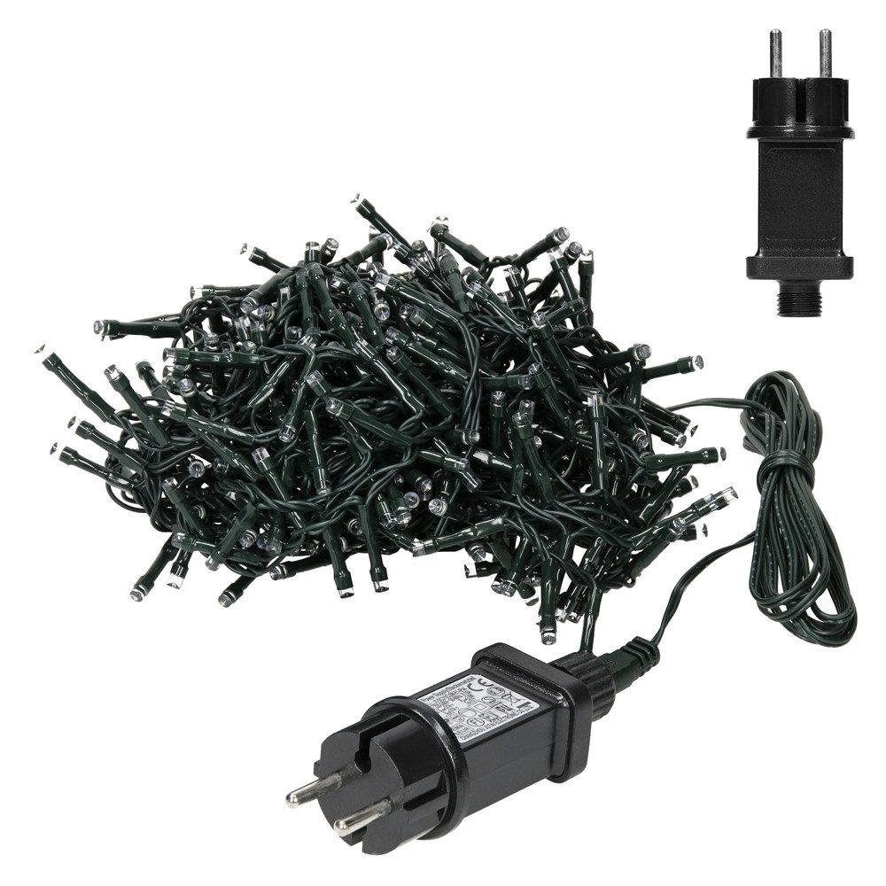 ECD Germany LED-Lichtervorhang Weihnachtsbeleuchtung Weihnachtslichterkette günstig online kaufen