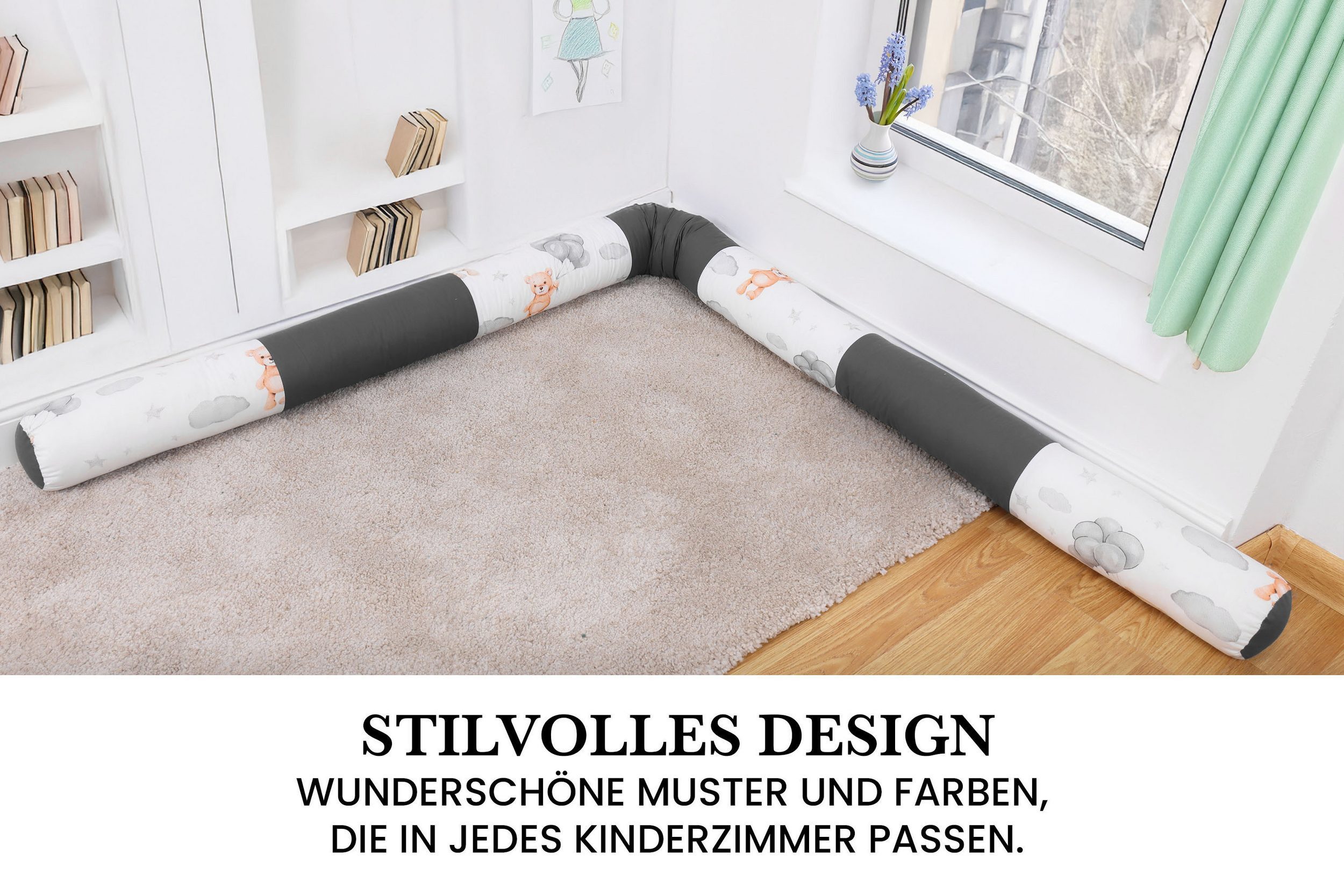 Amilian Nestchenschlange Bettschlange 210cm - Seitenschläferkissen - Nestsc günstig online kaufen