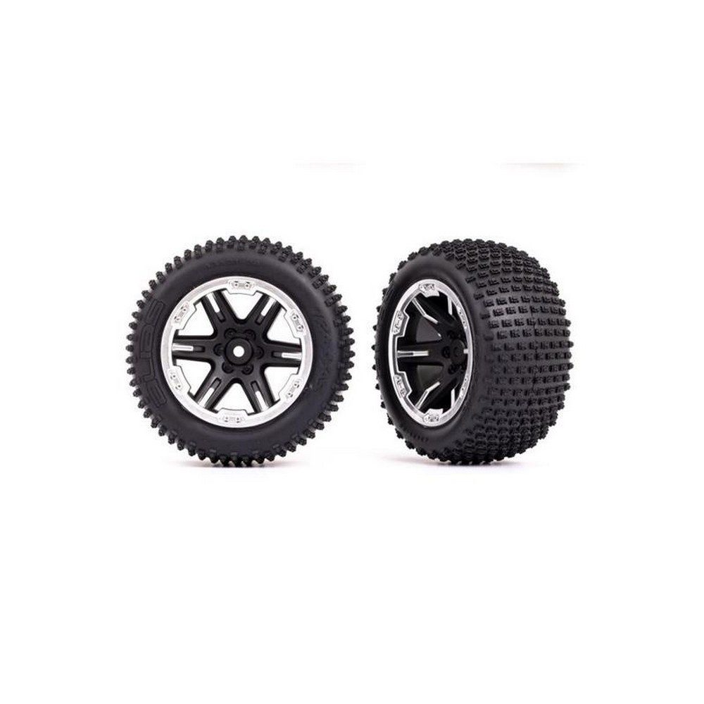 Modellbausatz TRX3772X Alias Reifen auf Felge 2.8 RXT Schwarz-Satin-Felge 2WD Elo h