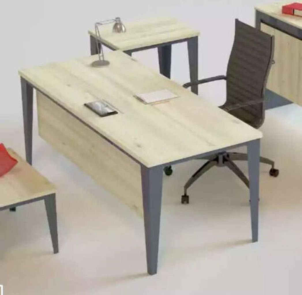 (1-St., Büromöbel nur Holztische JVmoebel Neu Europa Beige Made in Schreibtish Möbel Schreibtisch), Schreibtisch 1x Luxus Designer