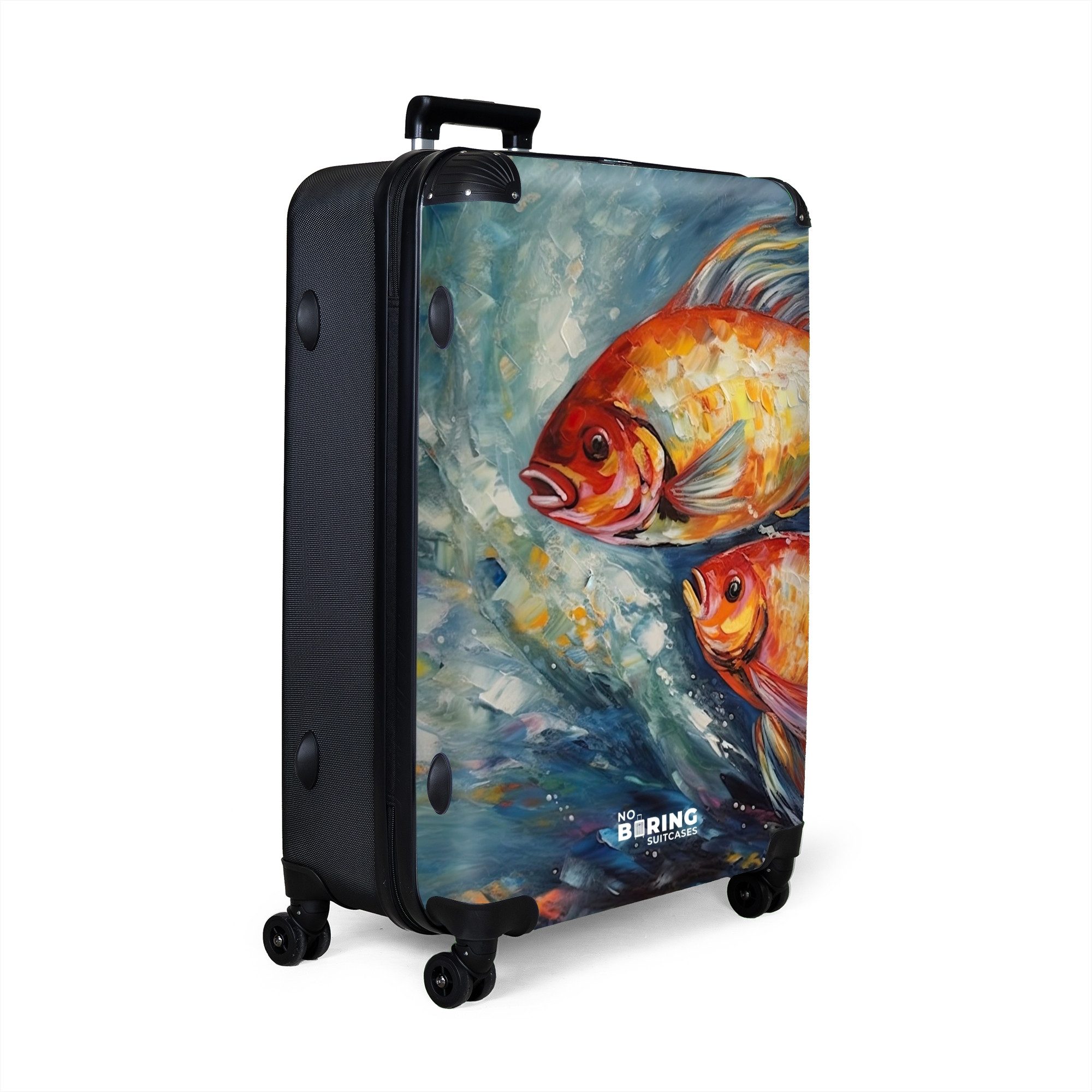 NoBoringSuitcases.com© Hartschalen-Trolley Ölgemälde Kunstwerk von 2 günstig online kaufen