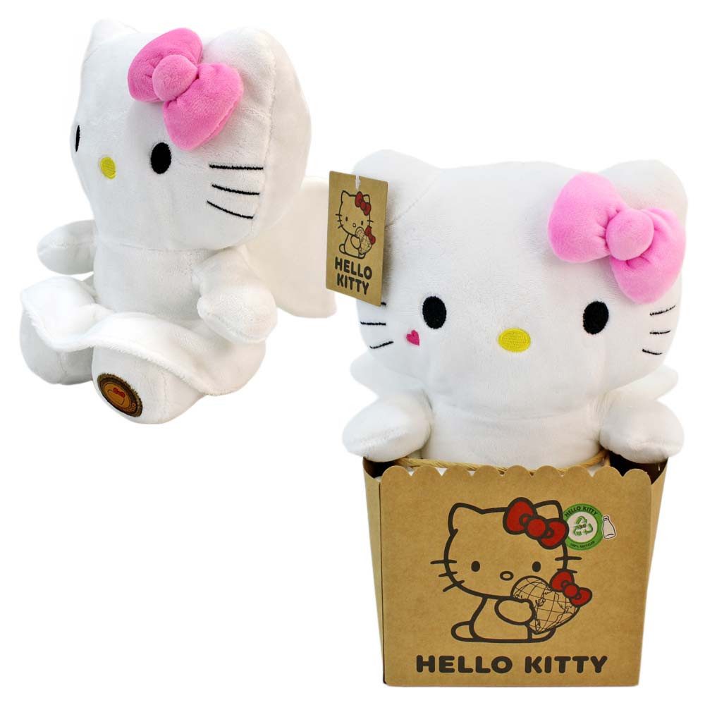 Joy Toy Kuscheltier Engel Hello Kitty Kuscheltier in Täschchen - ca. 24 cm (1-St)