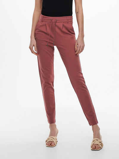 ONLY Stoffhose Elegante Stoffhose Poptrash Paperback Stretch Pants ONLPOPTRASH 3957 in Weinrot