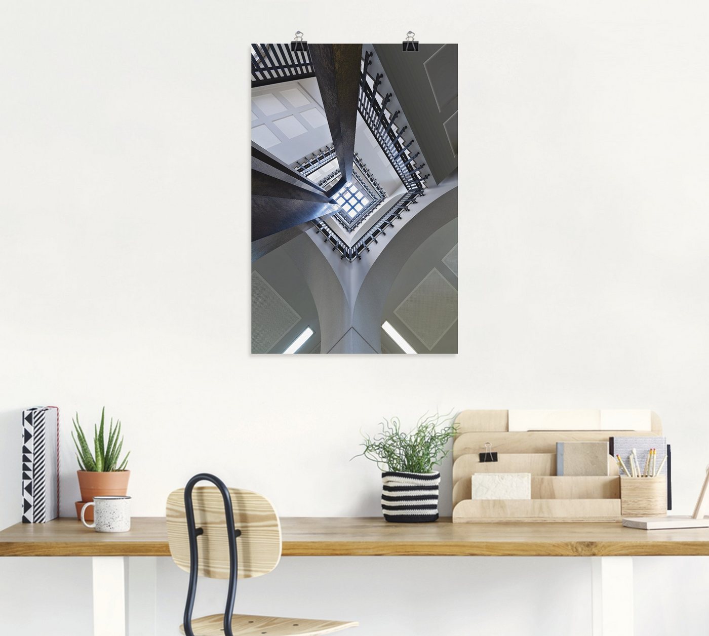 Artland Wandbild »Abstrakt I«, Architektonische Elemente (1 Stück), in vielen Größen & Produktarten - Alubild / Outdoorbild für den Außenbereich, Leinwandbild, Poster, Wandaufkleber / Wandtattoo auch für Badezimmer geeignet-HomeTrends