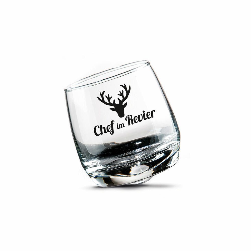 GILDE Glas Wackelglas Chef, 2er Set, Glas