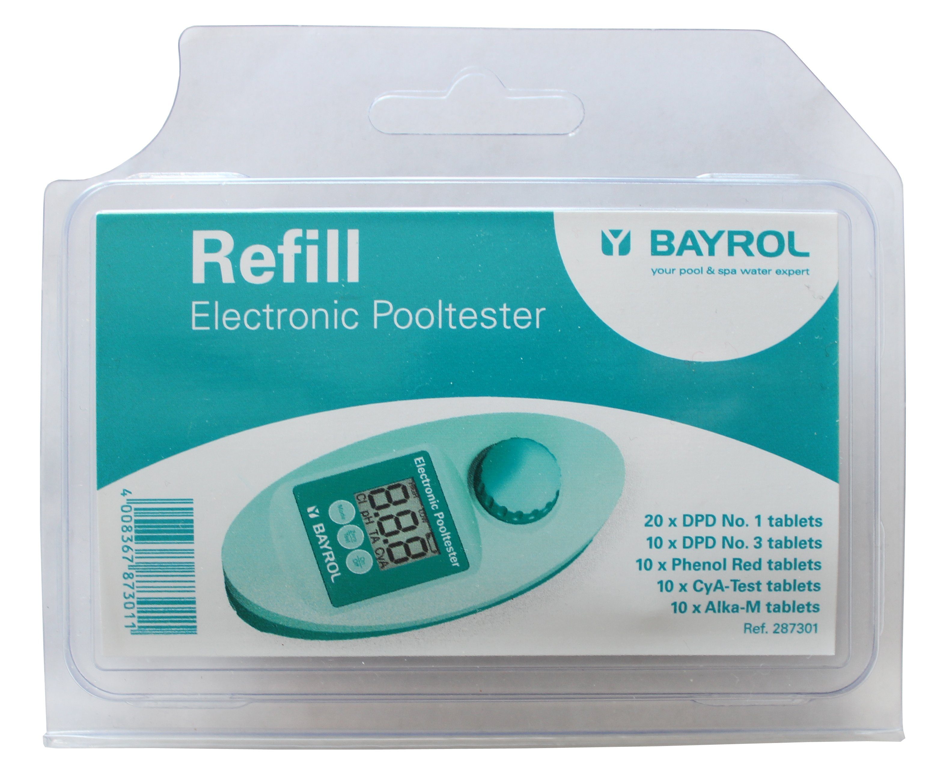 Chlordosierer Bayrol Nachfüllpackung Elektronischer Pooltester