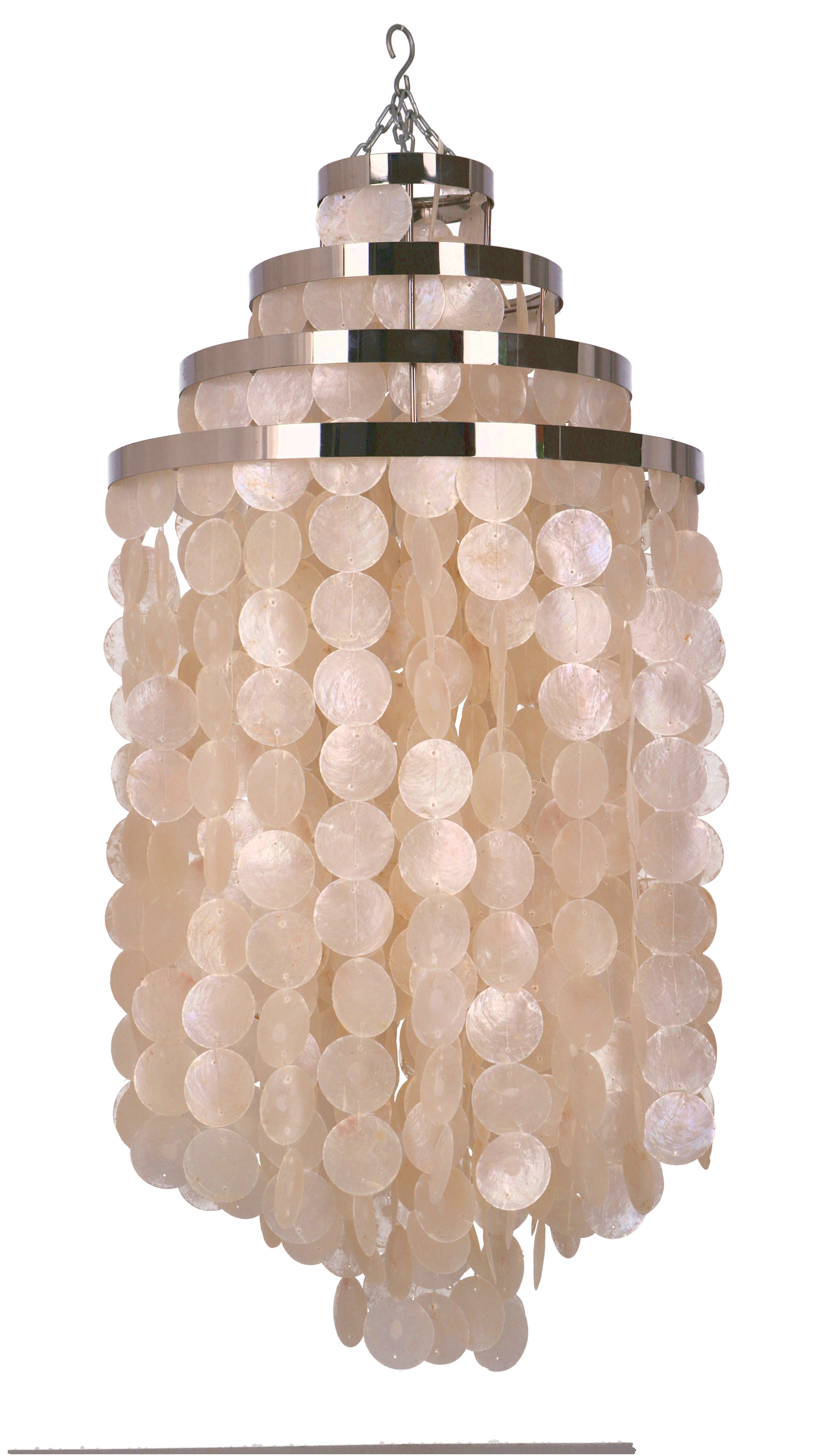Guru-Shop Deckenleuchten Deckenlampe, Muschelleuchte nicht Merida inklusive hunderten.., aus Modell Leuchtmittel