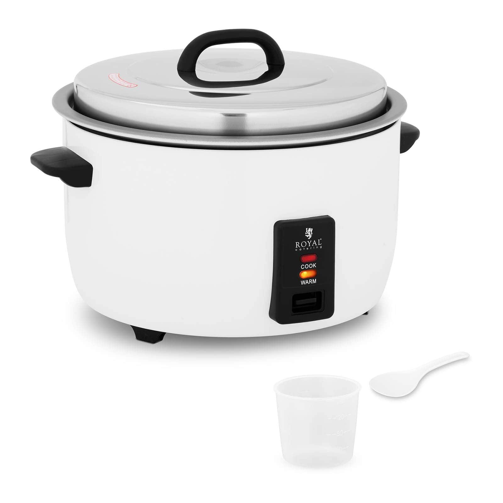 Royal Catering Reiskocher Gastro Reiskocher Elektrisch Dampfkocher Reiskochtopf Gemüsegarer 19 L, 2650 W