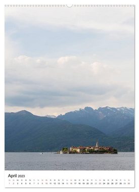 CALVENDO Wandkalender Lago Maggiore - Das Westufer (Premium, hochwertiger DIN A2 Wandkalender 2023, Kunstdruck in Hochglanz)