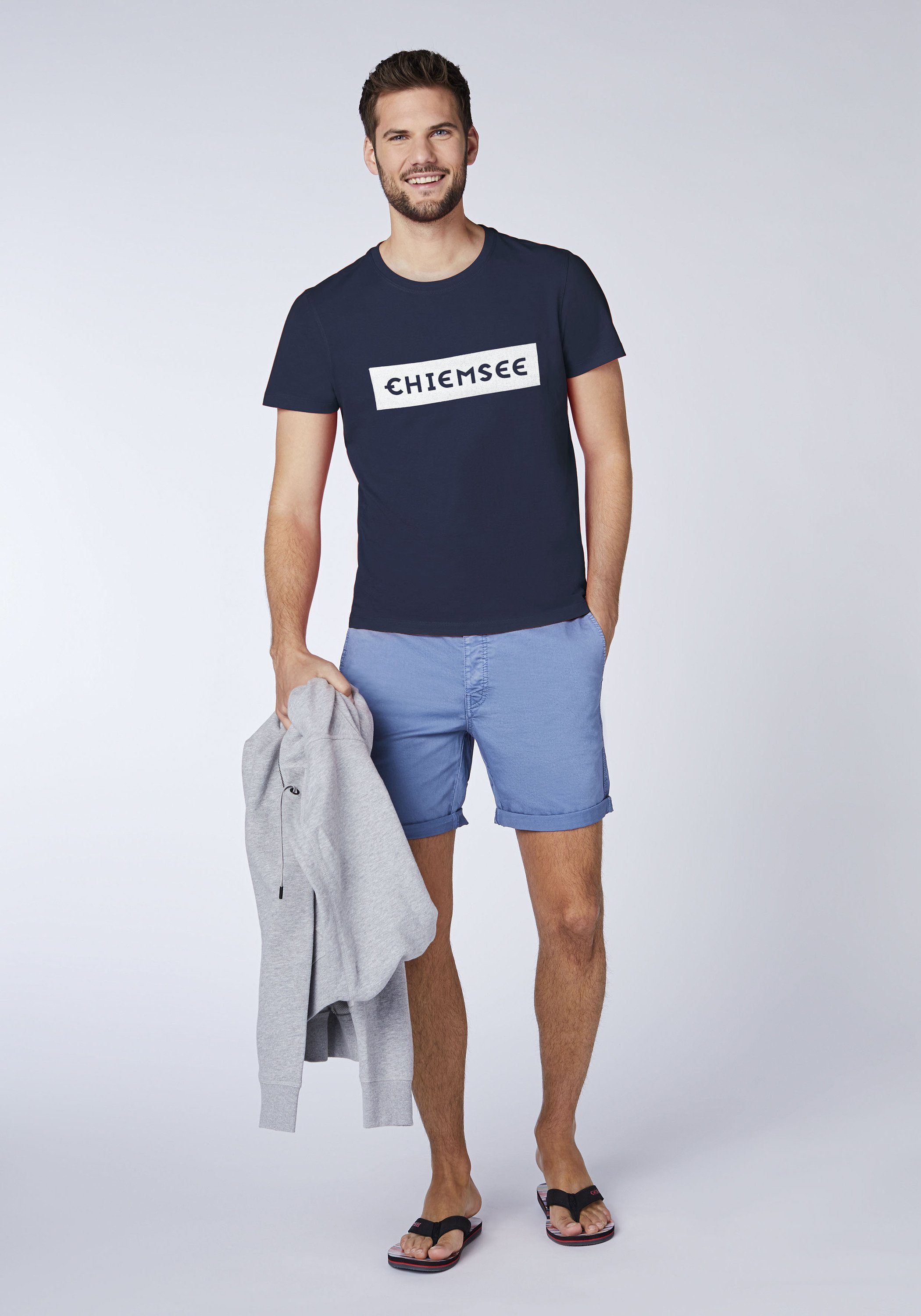 Chiemsee Print-Shirt T-Shirt mit plakativem Markenschriftzug 1