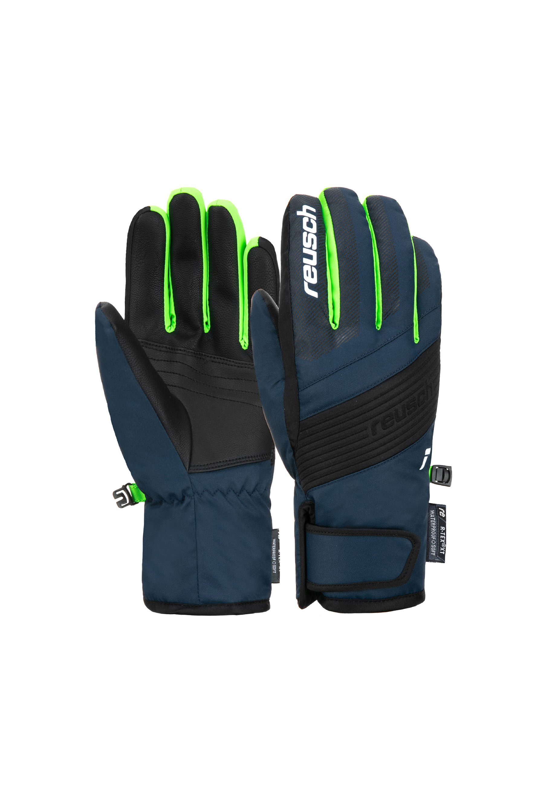 Reusch Skihandschuhe Duke R-TEX XT Junior in sportlichem Design blau-schwarz | Handschuhe