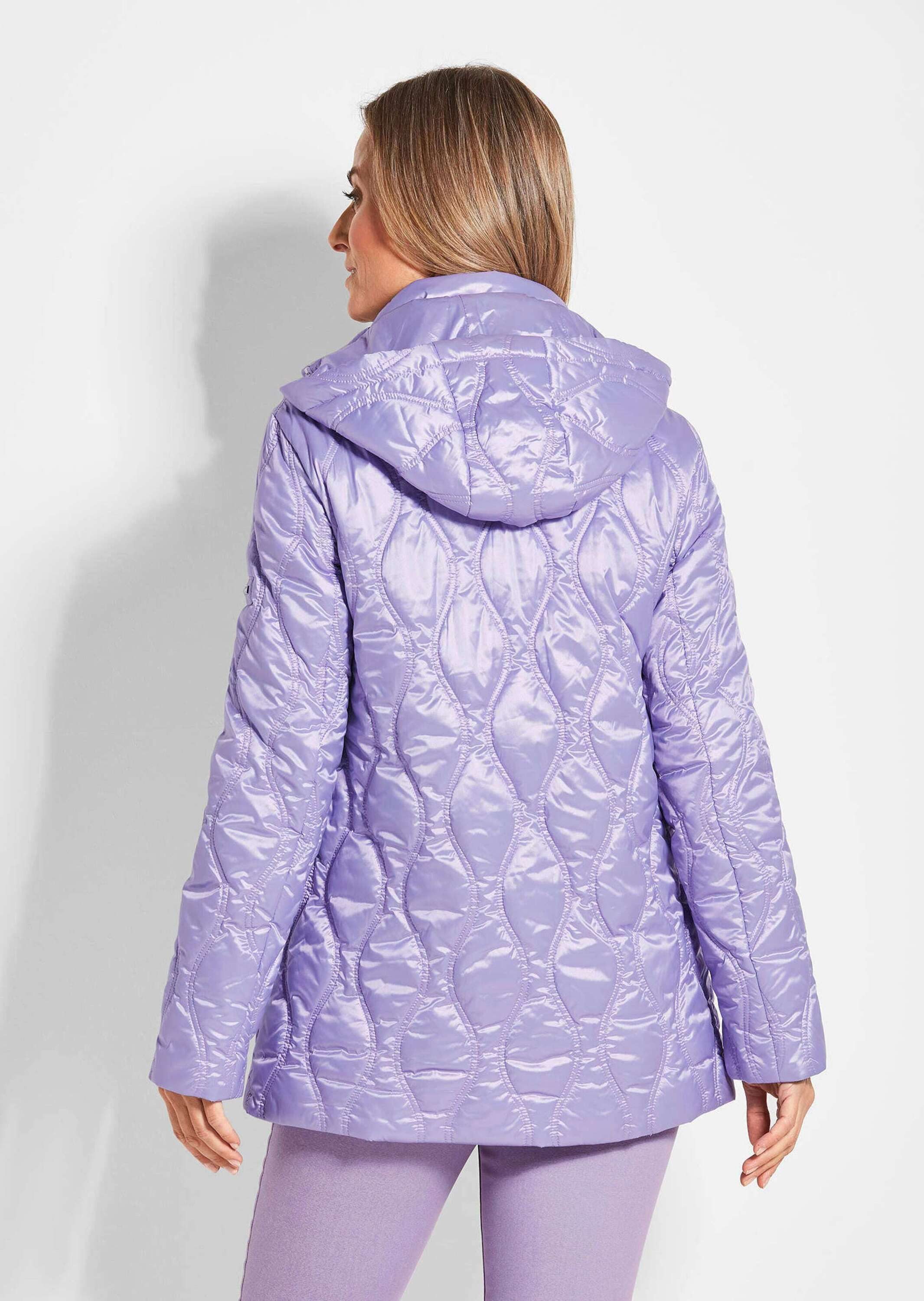 GOLDNER Outdoorjacke Herbstjacke Damen mit welliger Steppung im sportlichen Look Outdoorjacke Damen, Uni, leicht gefüttert, Kapuze