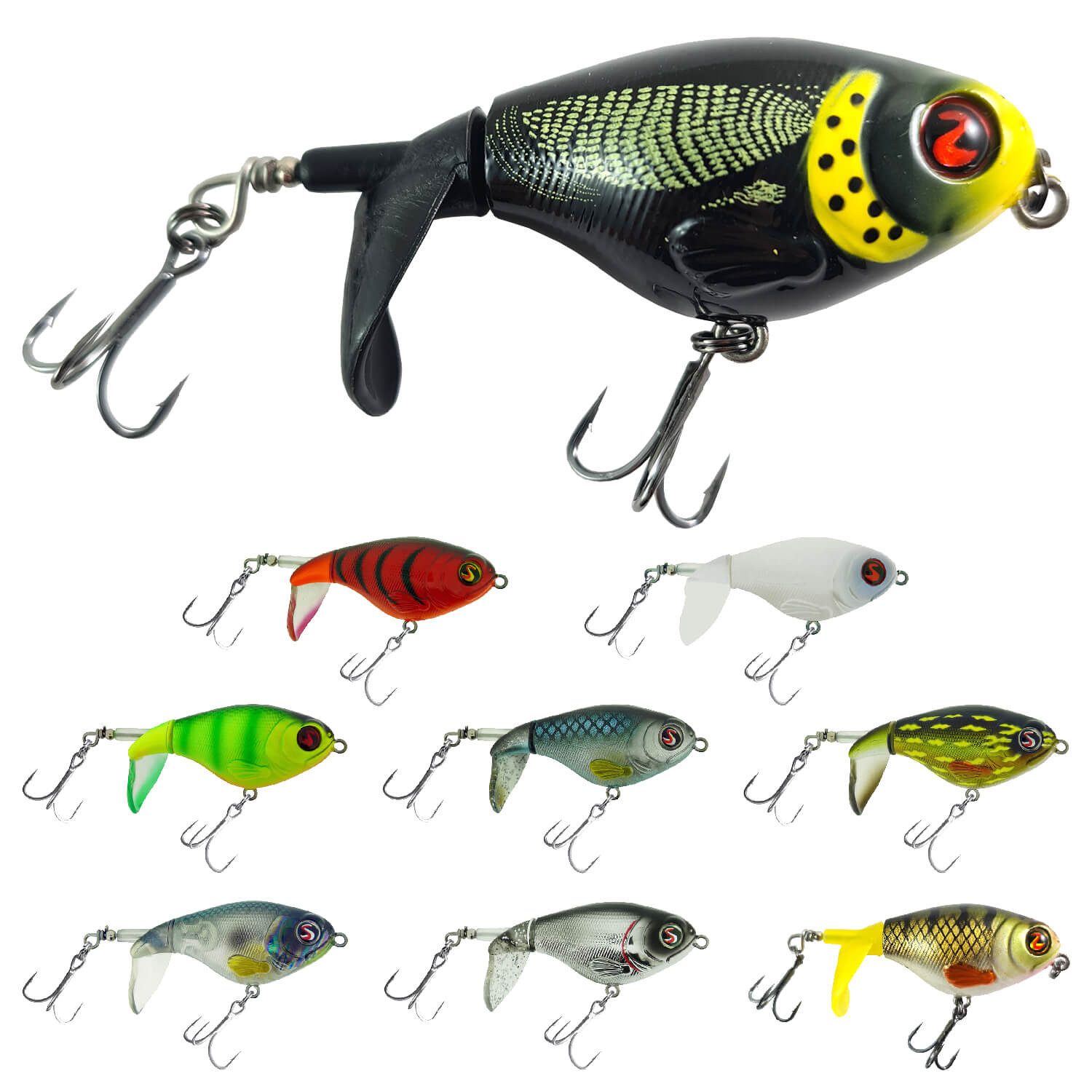 River2Sea Kunstköder River2Sea Whopper Plopper 60 Wobbler 7g, (1-St)