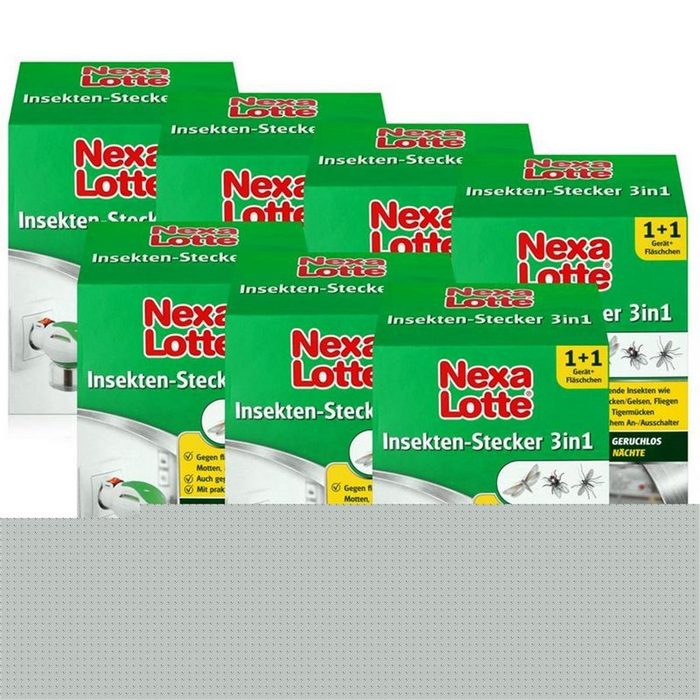 Nexa Lotte Insektenfalle Nexa Lotte Insekten-Stecker 3in1 - Gegen Mücken Fliegen und Motten (7