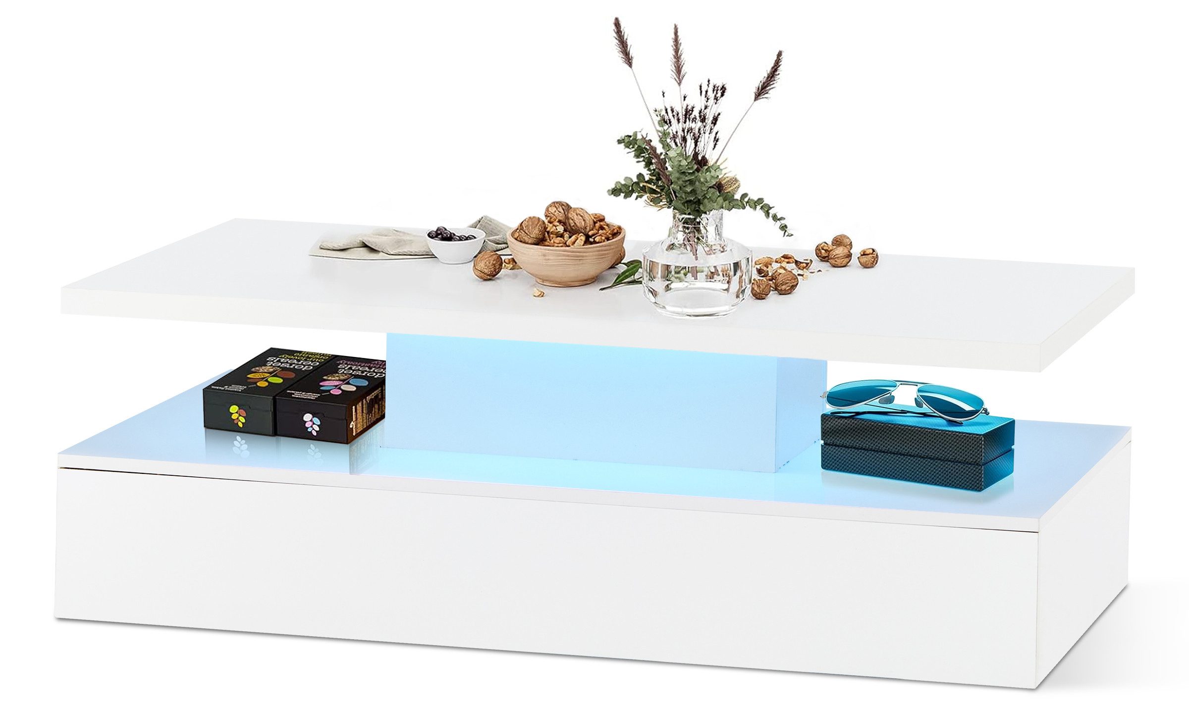 Ofcasa Couchtisch 110x60x38cm Wohnzimmertisch (1 Tisch), günstig online kaufen