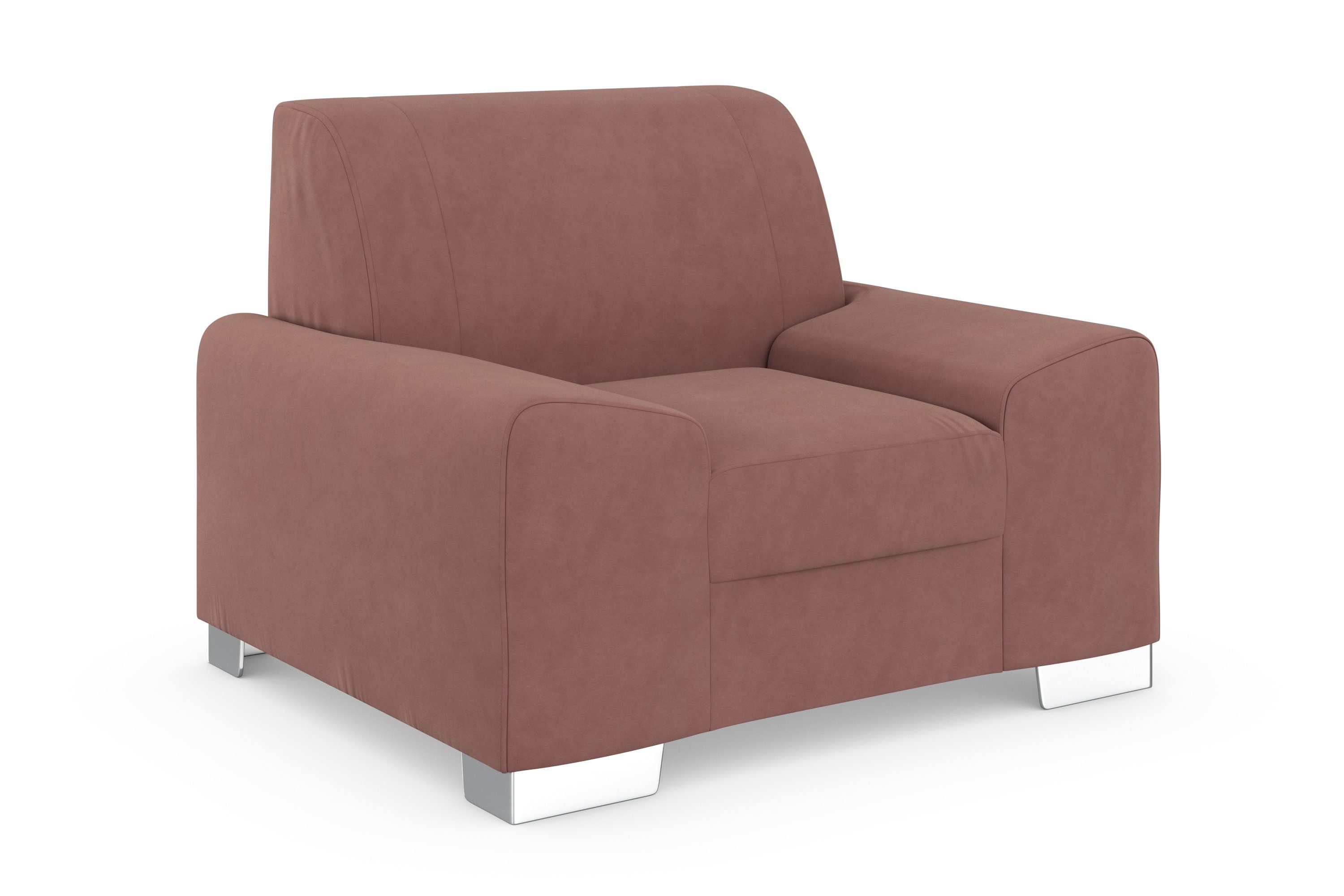 DOMO collection Sessel Anzio, wahlweise mit Federkern