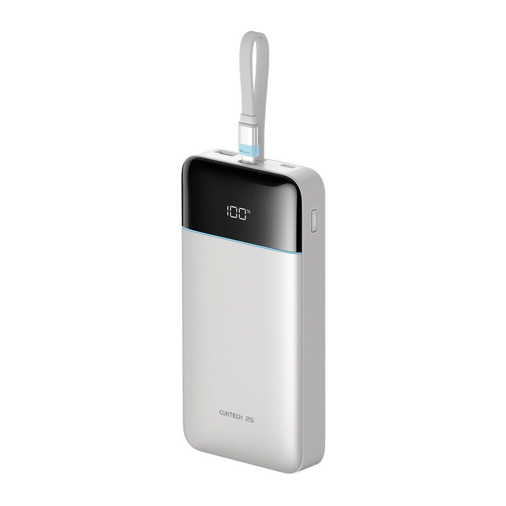 Cuktech Cuktech LPB252N 120W 25000mAh Powerbank mit integriertem USB-C-Kabel Powerbank