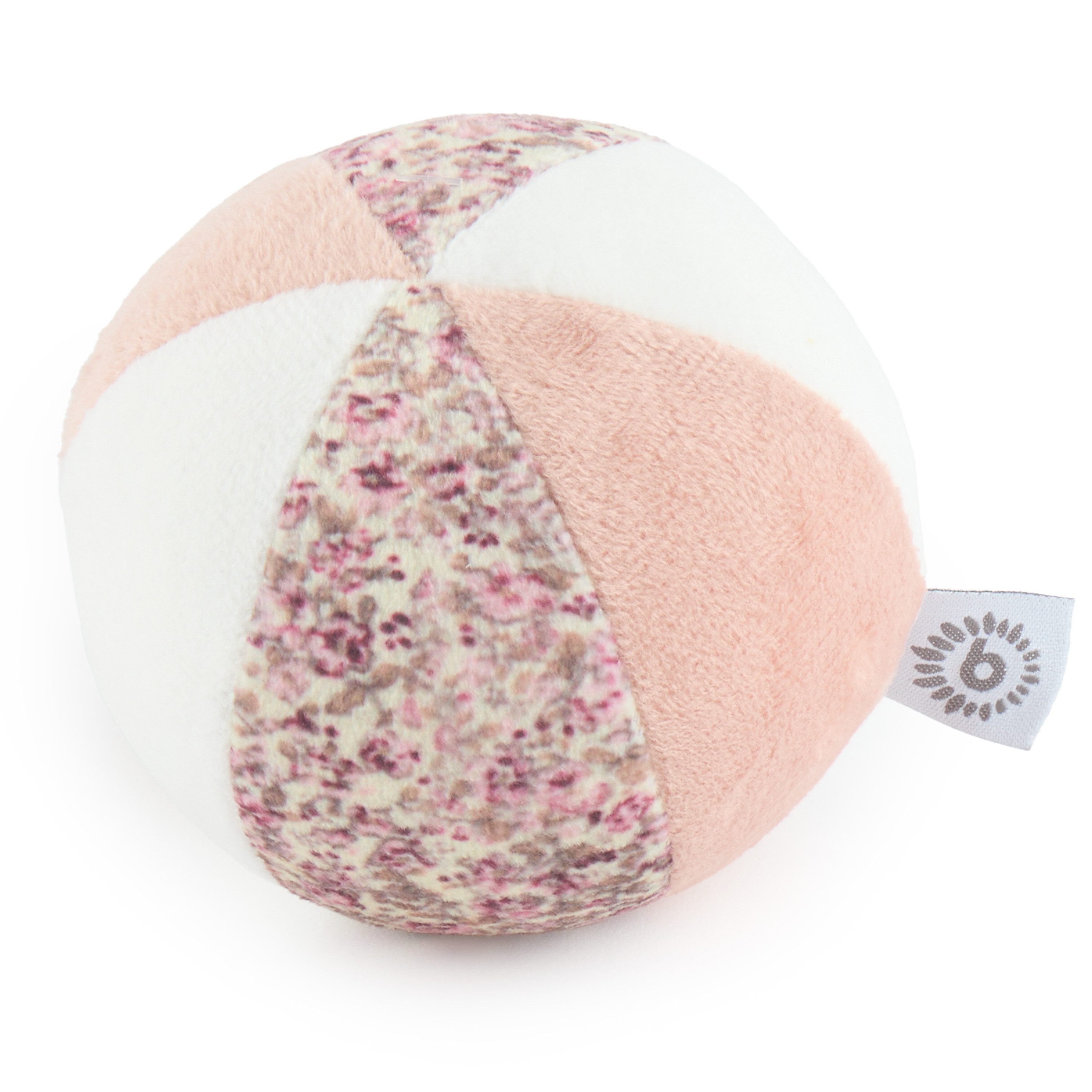 BIECO Greifspielzeug Bieco Softball mit Rassel, Ella, Ø 10 cm