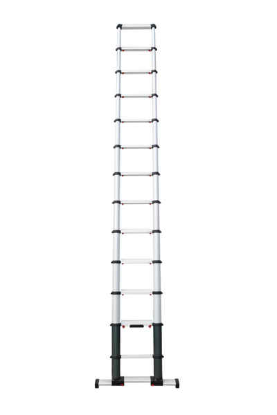 AHW Tools Stehleiter EZ Step Alu Leiter 3,8 Meter 13 Sprossen belastbar 150 kg