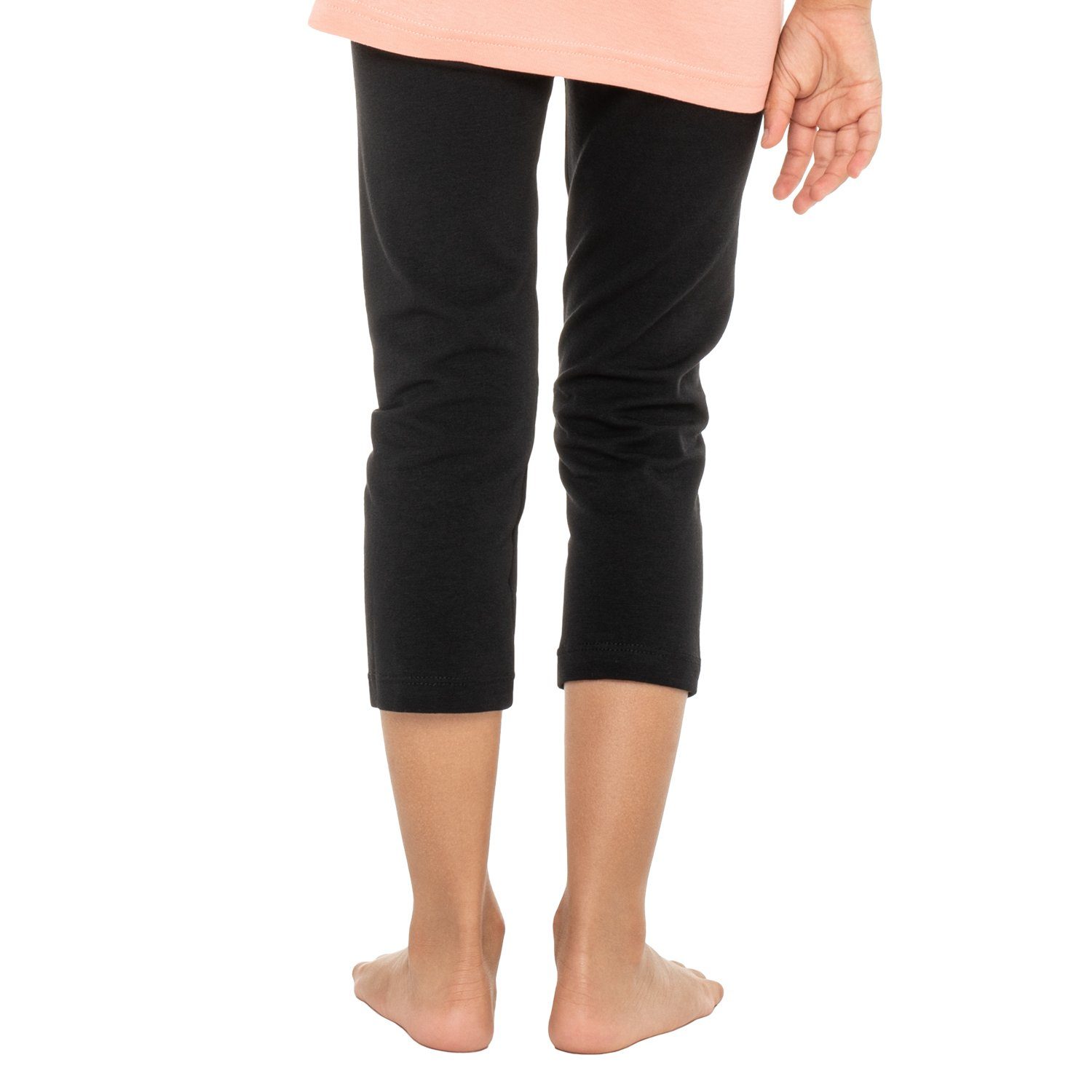 celodoro 3/4-Leggings Kinder Leggings (3/4 Capri) Stretch-Jersey Hose aus Baumwolle