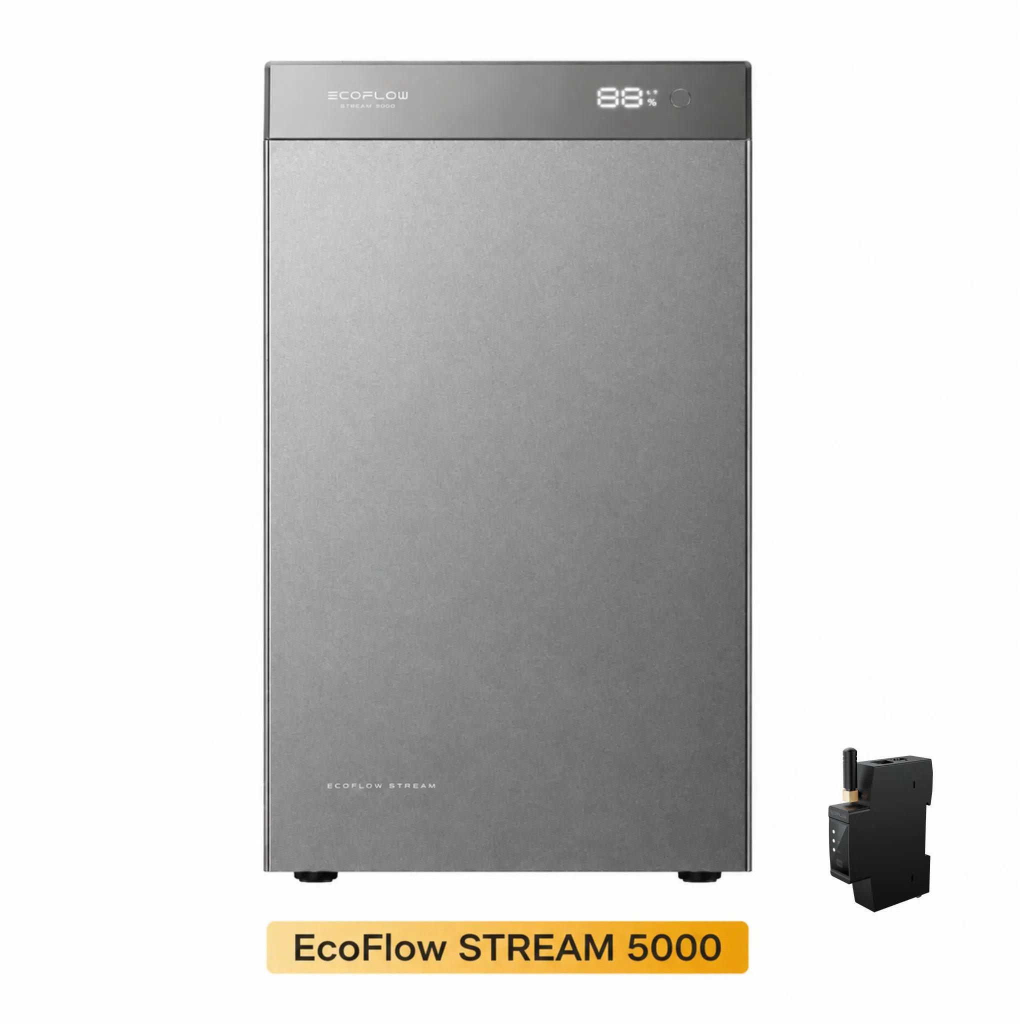 Ecoflow Balkonkraftwerk EcoFlow STREAM 5000 Solarspeicher, 5.024 Wh, 5.000 W Solar-Eingang, 3.000 W AC-Ausgang, 4 MPPT, All-in-One