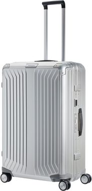 Samsonite Hartschalen-Trolley Lite-Box Alu, 76 cm, 4 Rollen, Hartschalenkoffer Premium-Aluminium Großer-Koffer TSA-Zahlenschloss