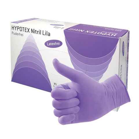 Hypotex Nitril-Handschuhe HYPOTEX® Nitril Lila, 100 Stück
