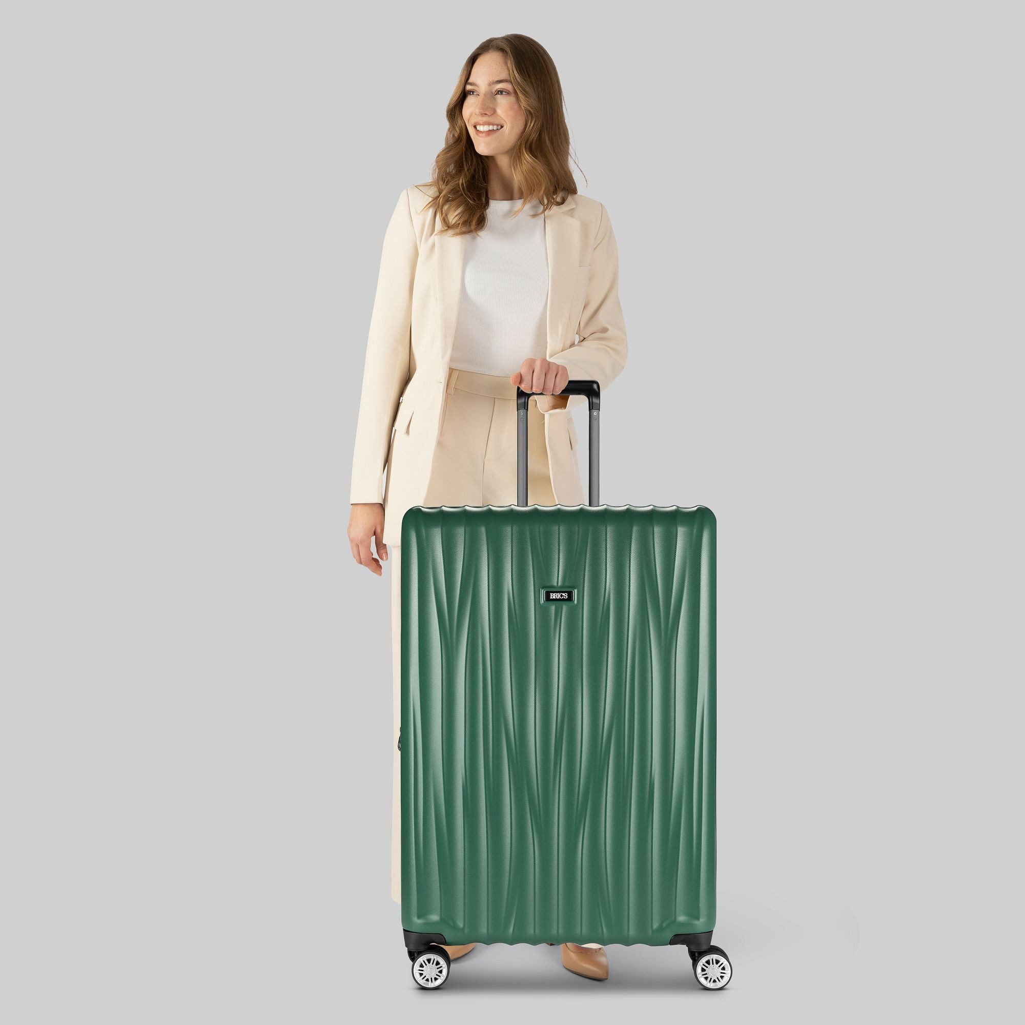 Bric's Hartschalen-Trolley Cervia 2.0, 4 Rollen, Polypropylen