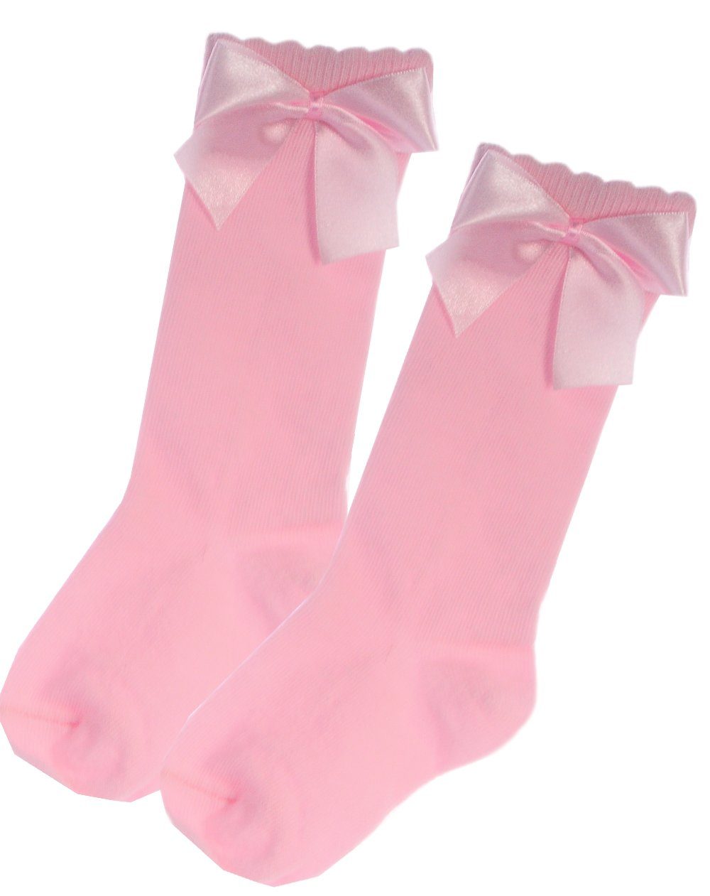 La Bortini Kniestrümpfe Kniestrümpfe Socken für Baby und Kinder Strümpfe mit Schleifen