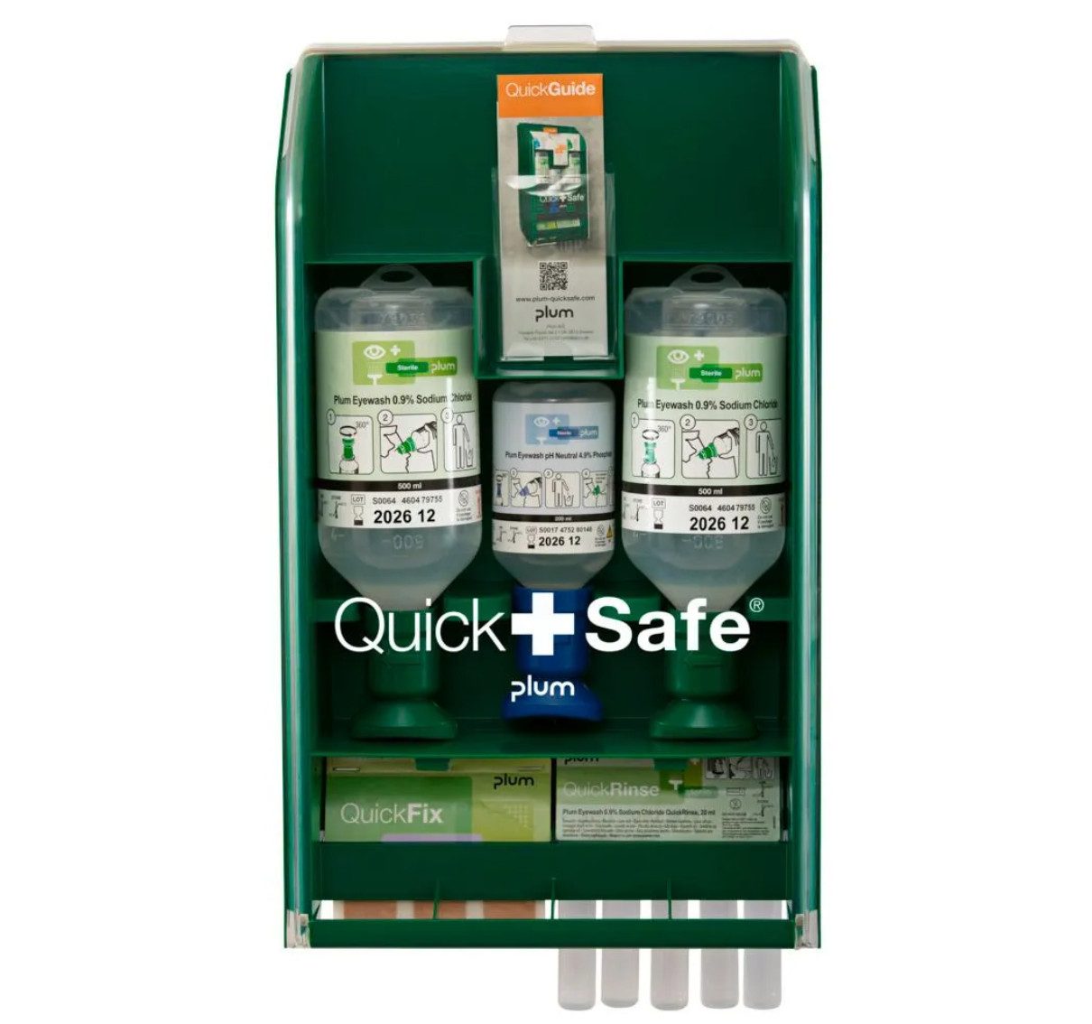 DocMed Erste-Hilfe-Set Plum QuickSafe Basic Erste-Hilfe Box, (Notfall box, 1 St), Modular erweiterbar, mit alle wichtigen Notfallprodukte