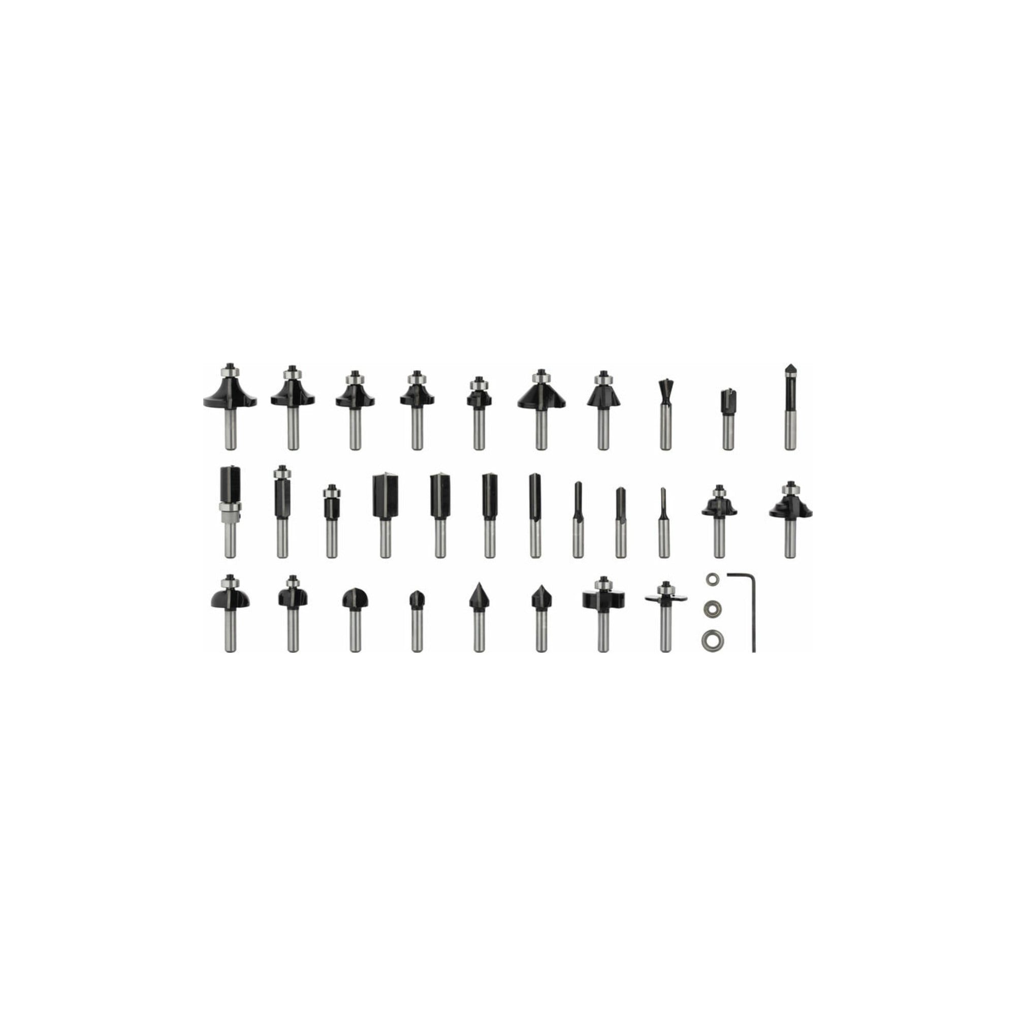Bosch Professional Frässtift Bosch Fräser-Set, 8-mm-Schaft, 30-teilig