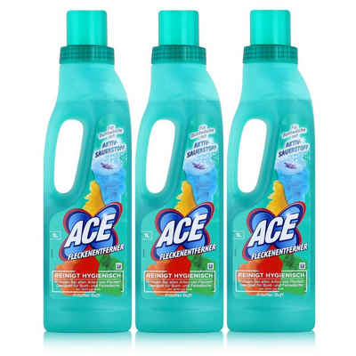 ACE ACE Fleckenentferner Frische Duft 1L - Reinigt Hygienisch (3er Pack) Fleckentferner