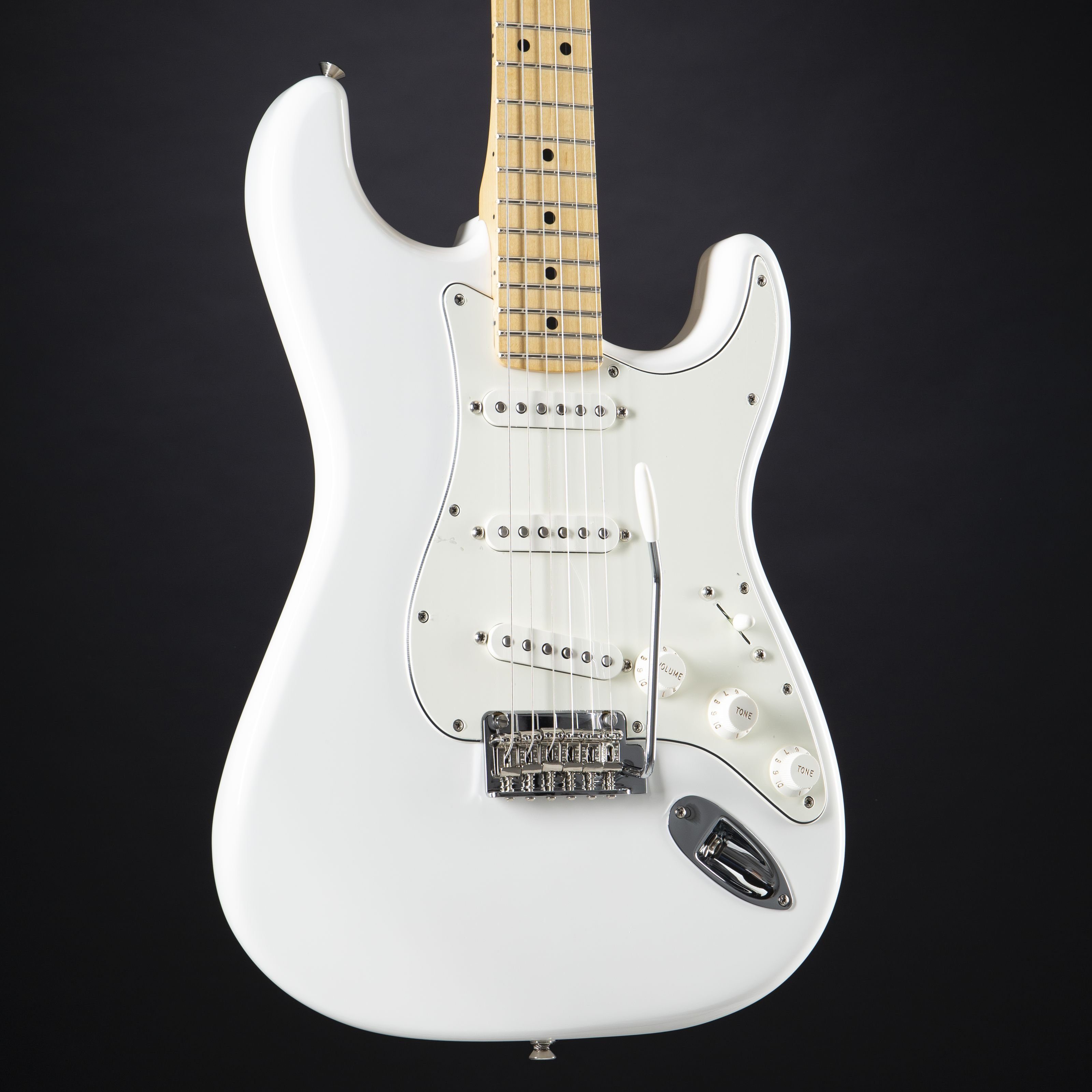 E-Gitarre Stratocaster - White Player Fender MN Polar Spielzeug-Musikinstrument,