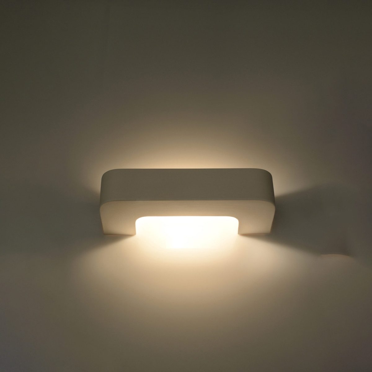 SOLLUX lighting Wandleuchte Wandleuchte Keramik Magnet, Nicht enthalten