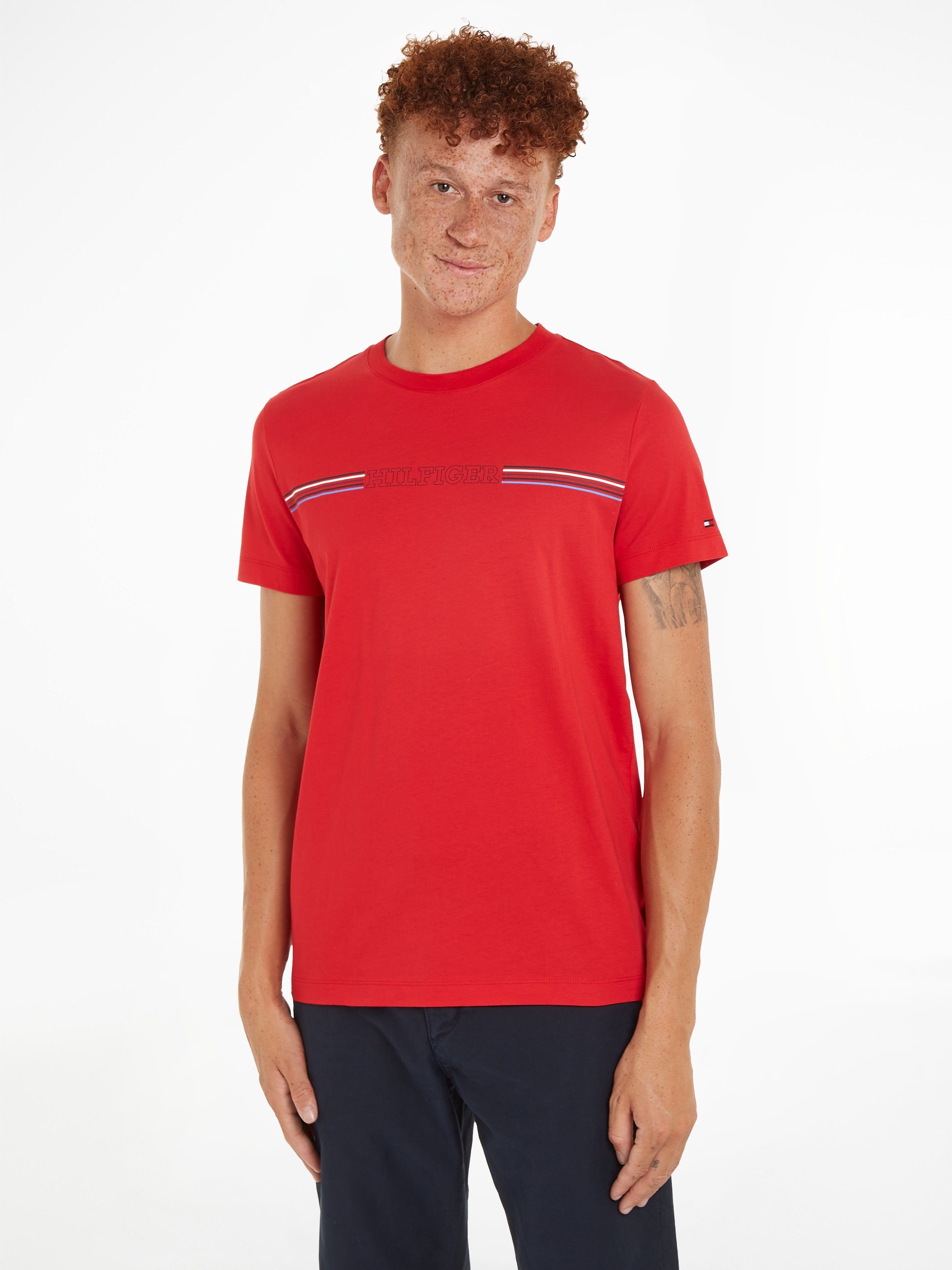 Tommy Hilfiger T-Shirt STRIPE CHEST TEE