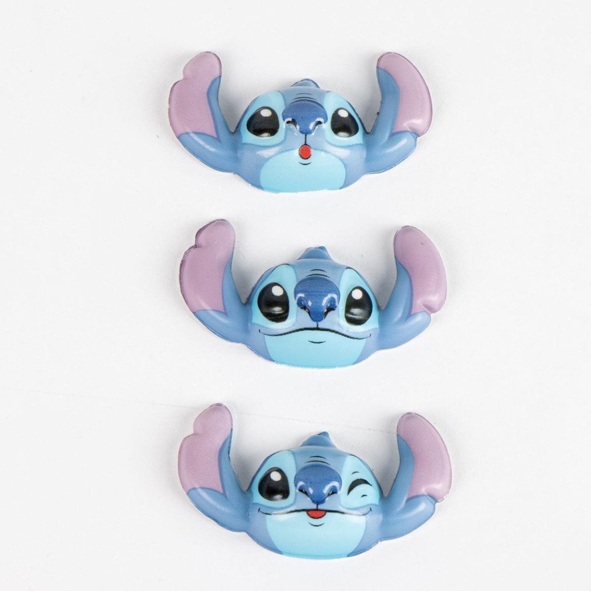 Cerda Aufkleber Disney Stitch Squishy Kinder Sticker für Schule, Tagebuch & Geschenk, (3tlg)