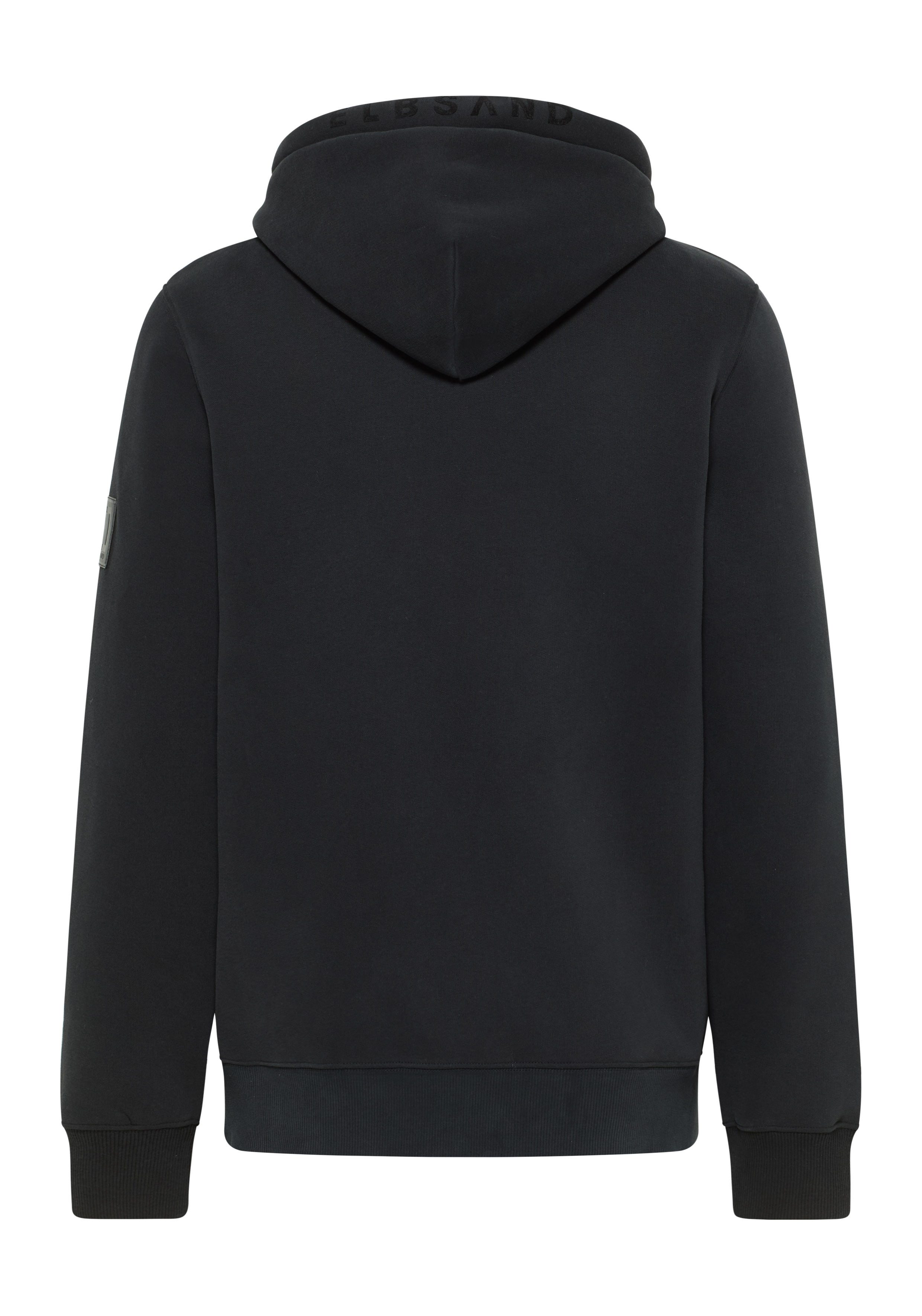 Elbsand Sweatjacke Mats Herren Stehkragen, Kängurutasche, normal geschnitte günstig online kaufen