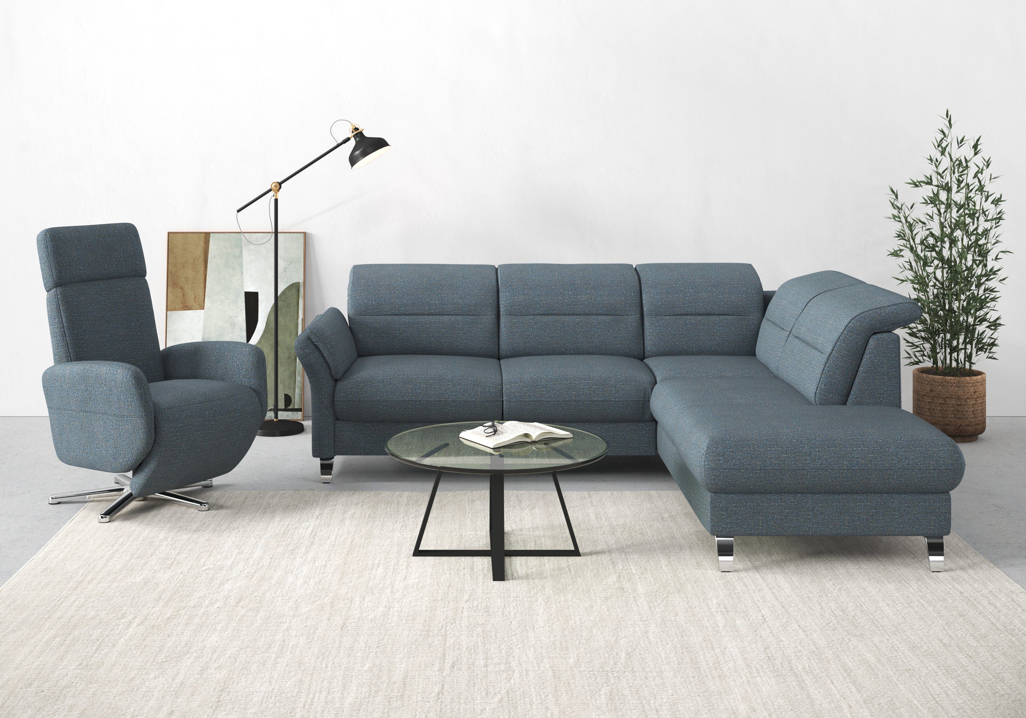 sit&more Ecksofa Grenoble L-Form mit Federkern, günstig online kaufen