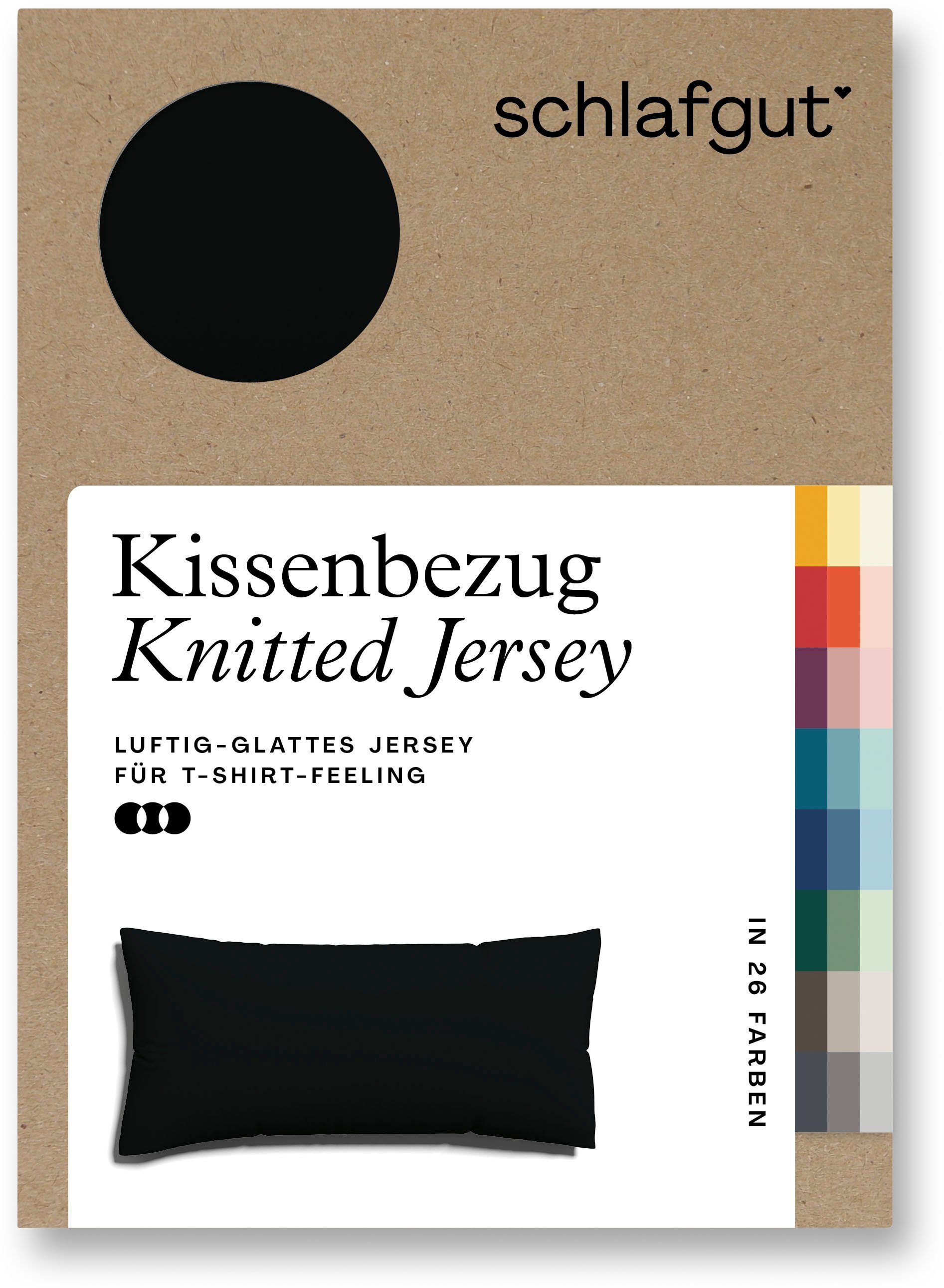 Schlafgut Kissenbezug Knitted Jersey aus Bio-Baumwolle günstig online kaufen