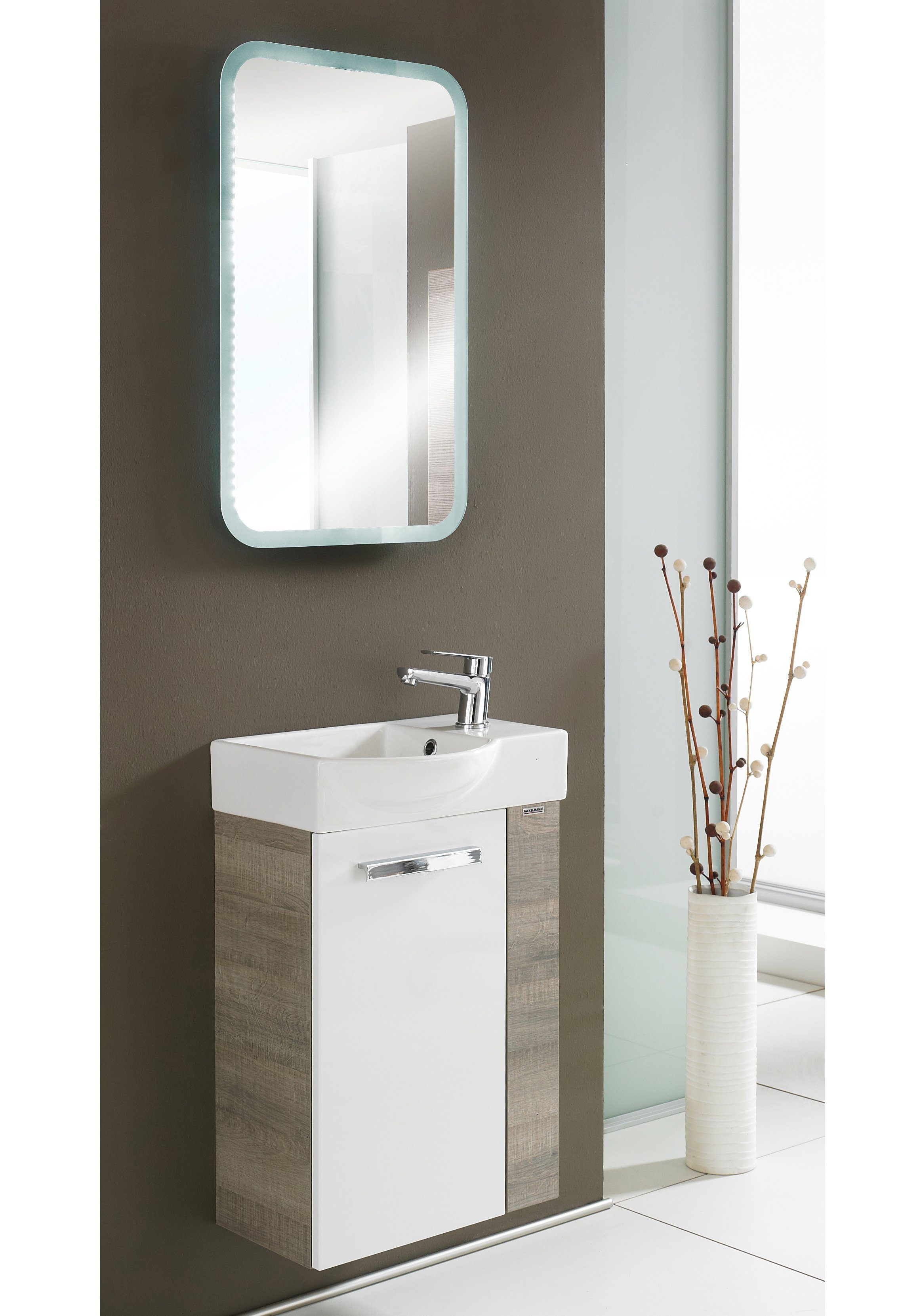 FACKELMANN Badspiegel A-Vero, Breite 45 cm,LED
