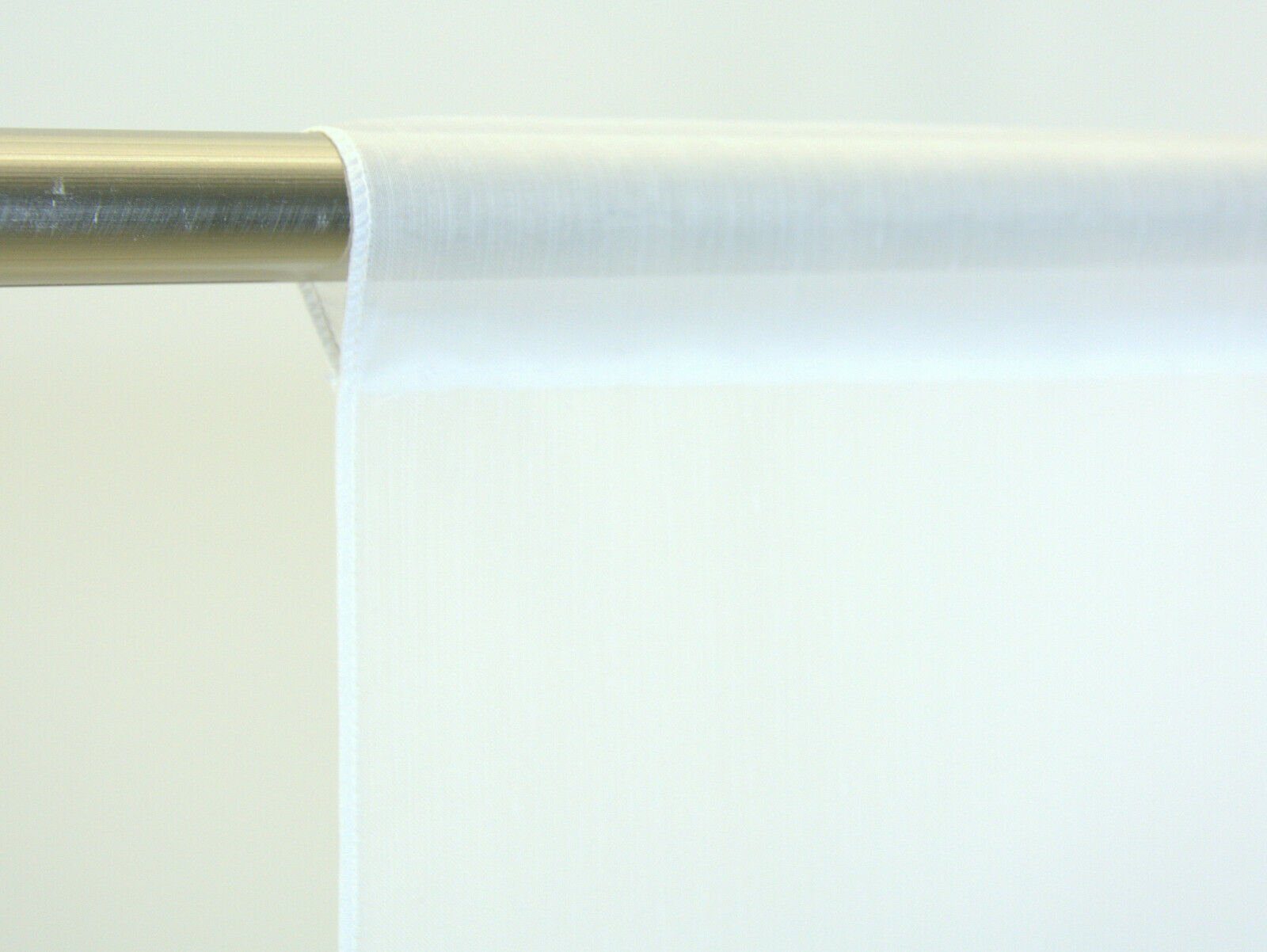Stangendurchzug weiß Flächenvorhang Design (3 Scheibengardine 4057-01, Clever-Kauf-24, Kaffeemotiv, weiß Set Mini Coffee Kaffee transparent, braun St), transparent, bestickt, bestickt