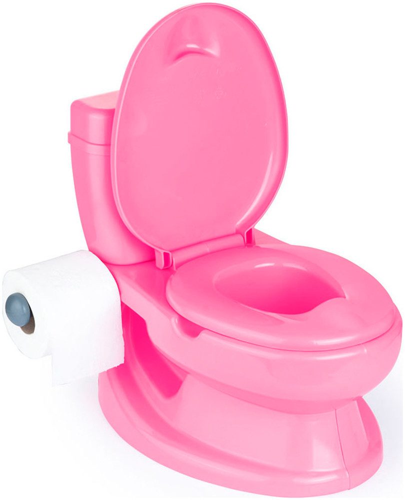 BabyGo Toilettentrainer Baby Potty, pink, pädagogoisches Töpfchen