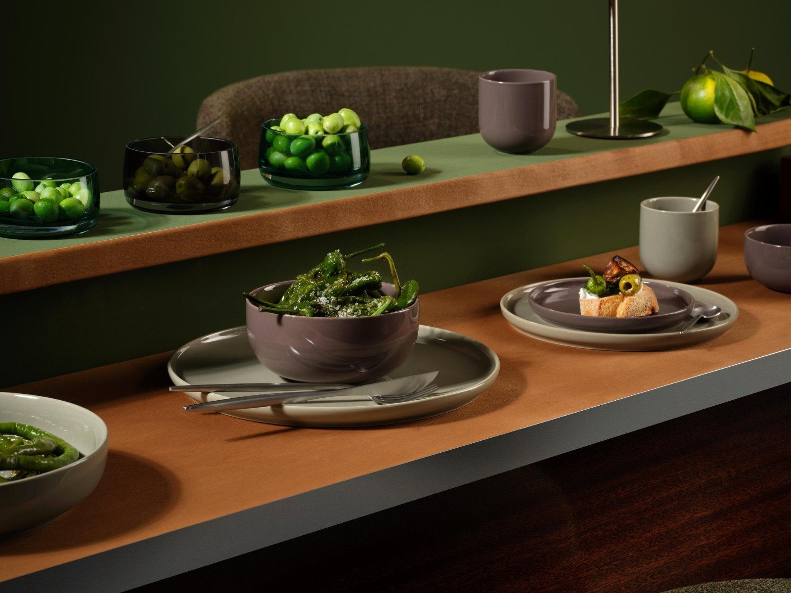 ASA SELECTION Teekanne coppa Teekanne mit Holzgriff shiso 0,6l
