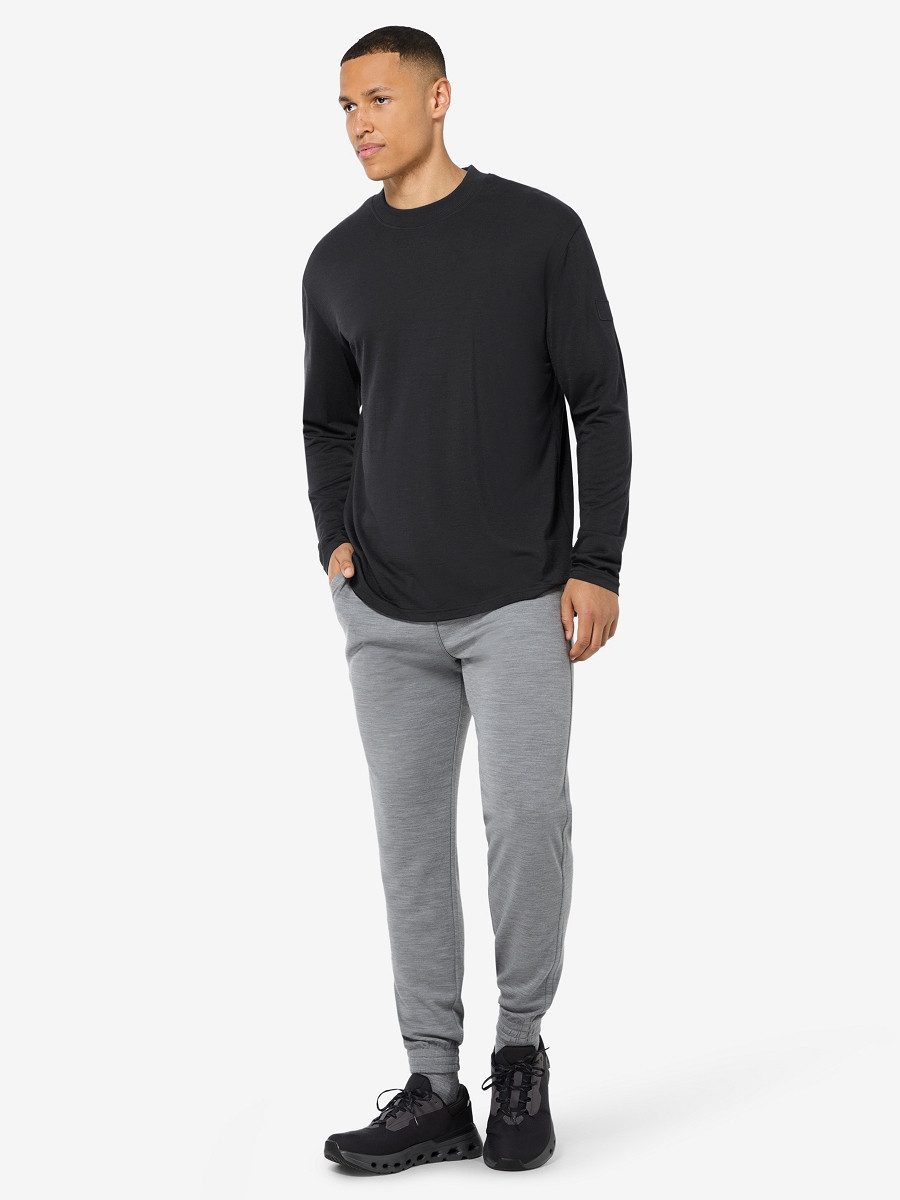 SUPER.NATURAL Langarmshirt für Herren, nachhaltig, Merino modern, atmungsaktiv